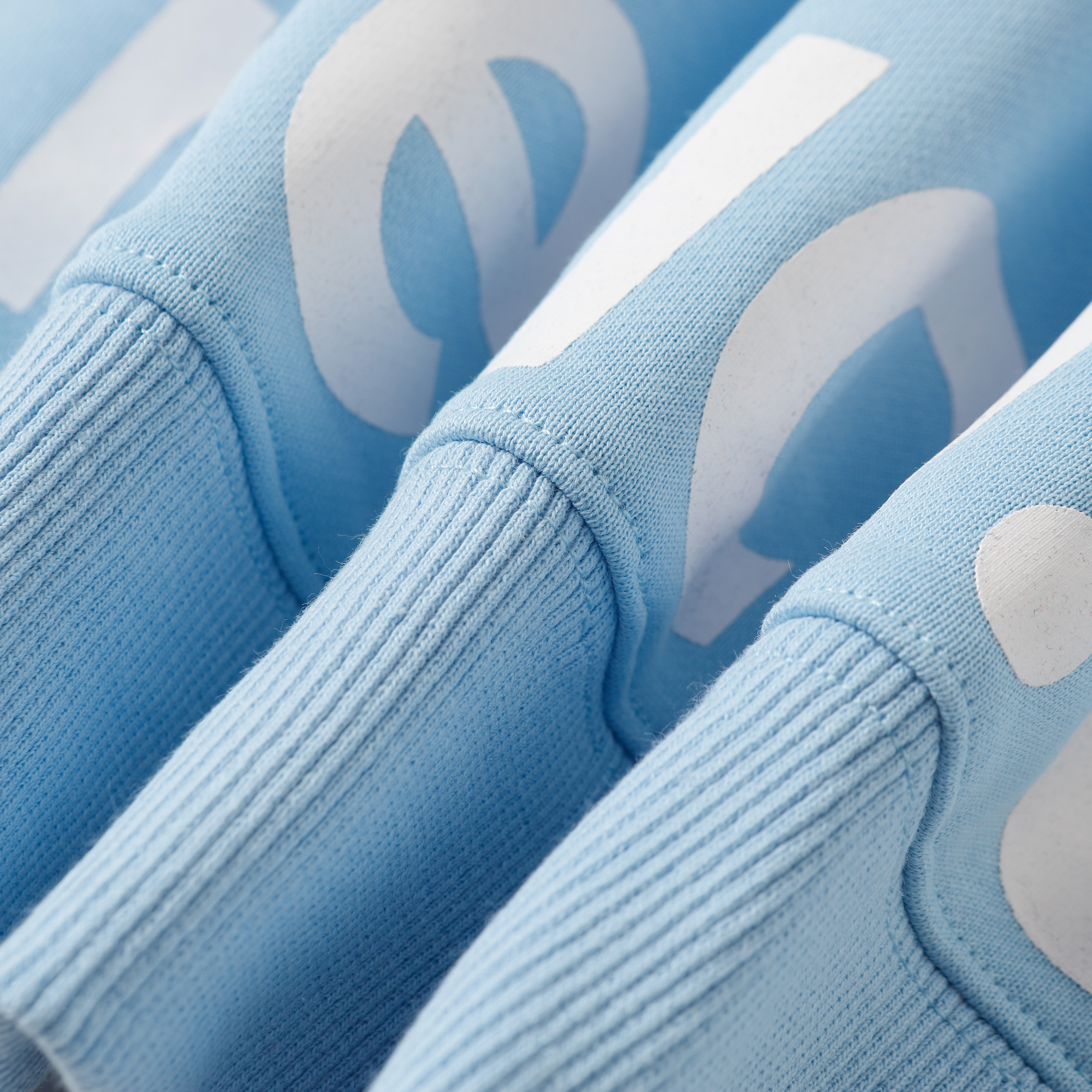 Denim Tears The Cotton Wreath Zipper Hoodie Jacket YL#6666 Sky Blue