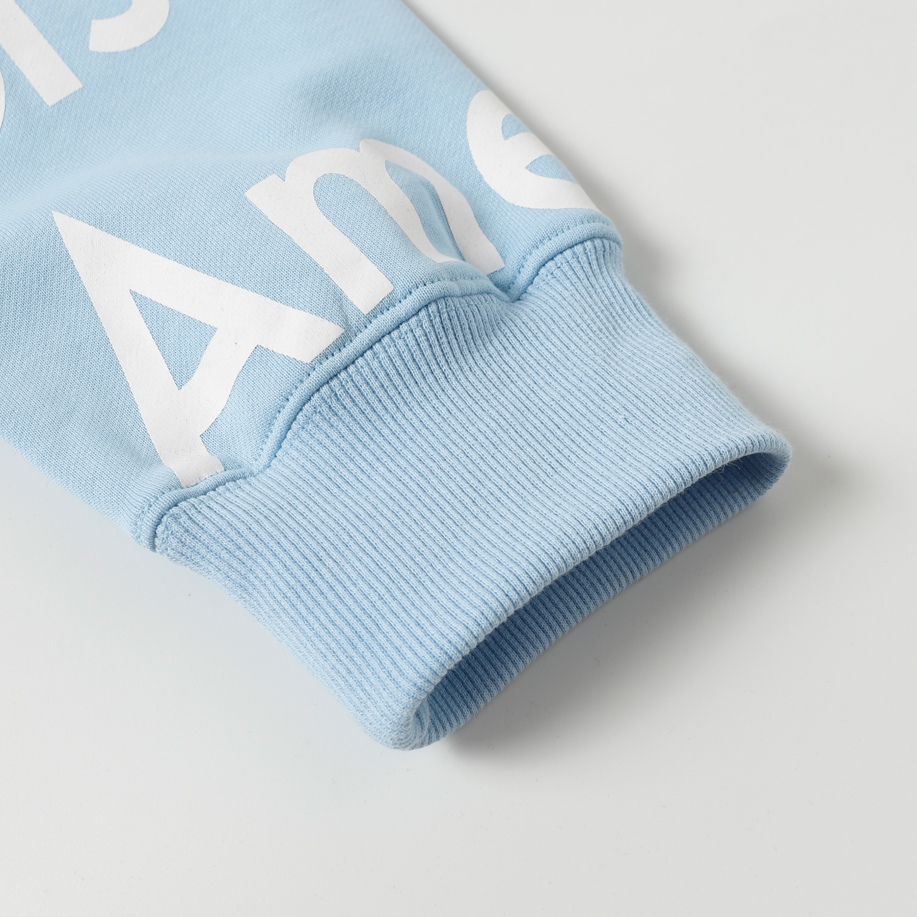 Denim Tears The Cotton Wreath Zipper Hoodie Jacket YL#6666 Sky Blue