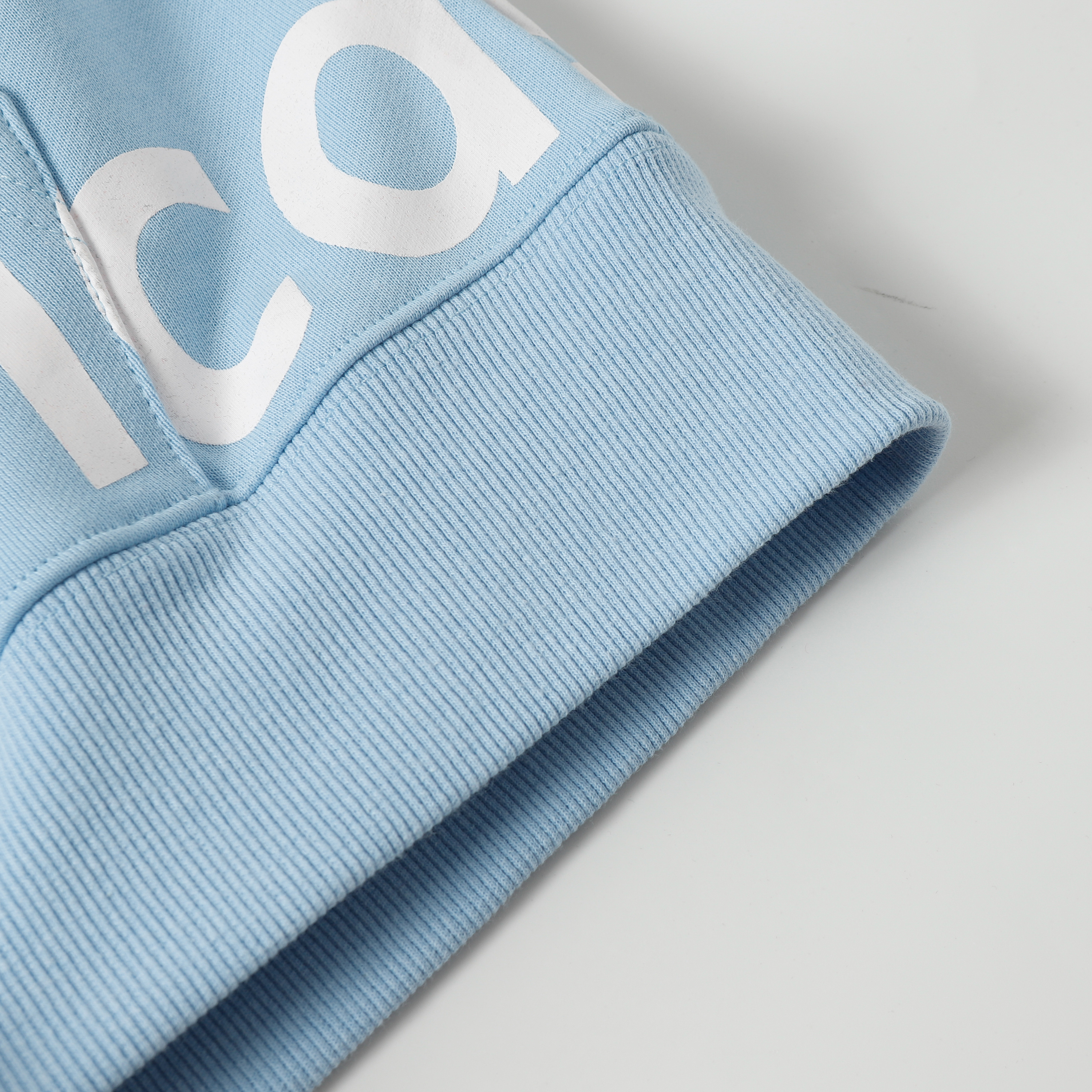 Denim Tears The Cotton Wreath Zipper Hoodie Jacket YL#6666 Sky Blue