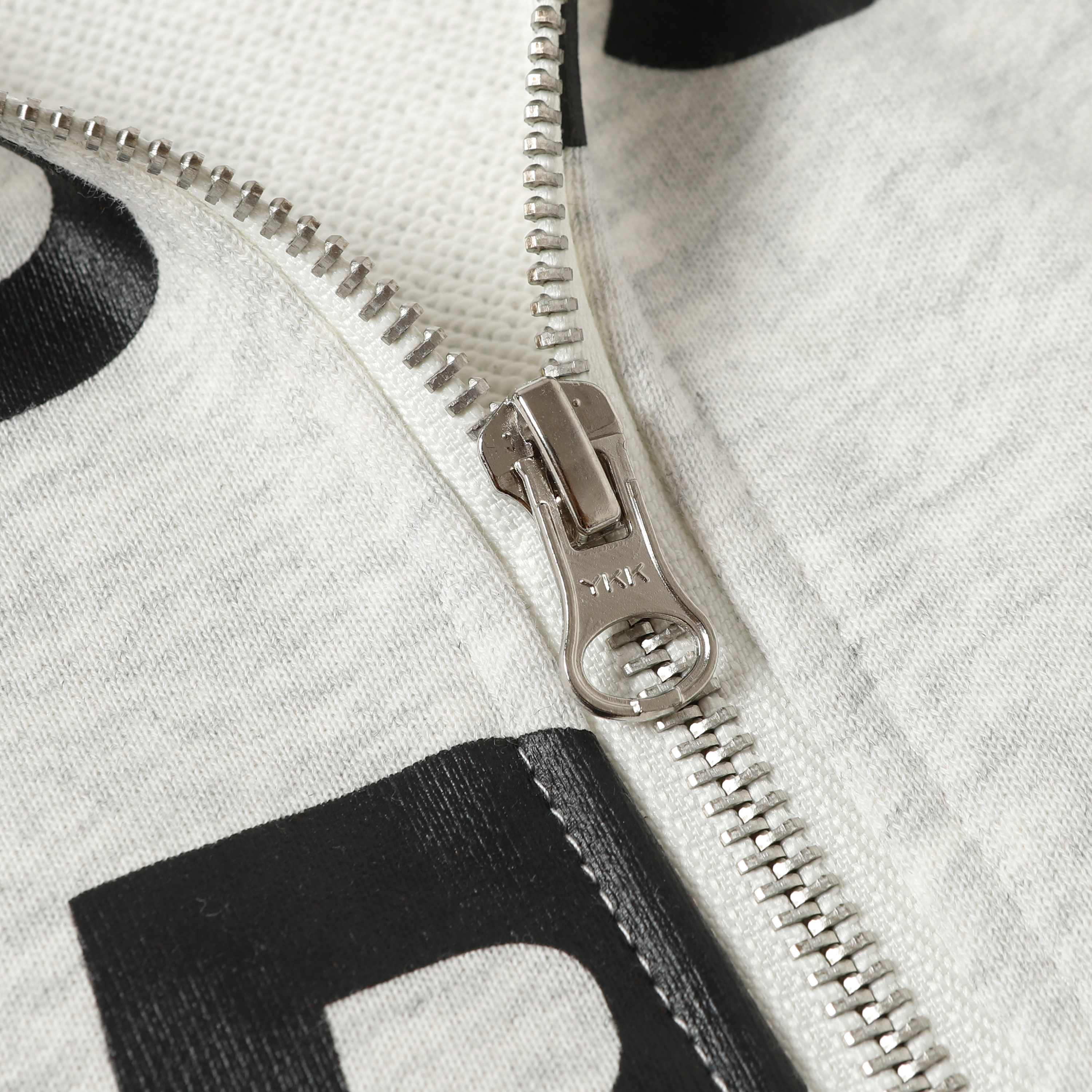 Denim Tears The Cotton Wreath Zipper Hoodie Jacket YL#6666 White Flower Ash