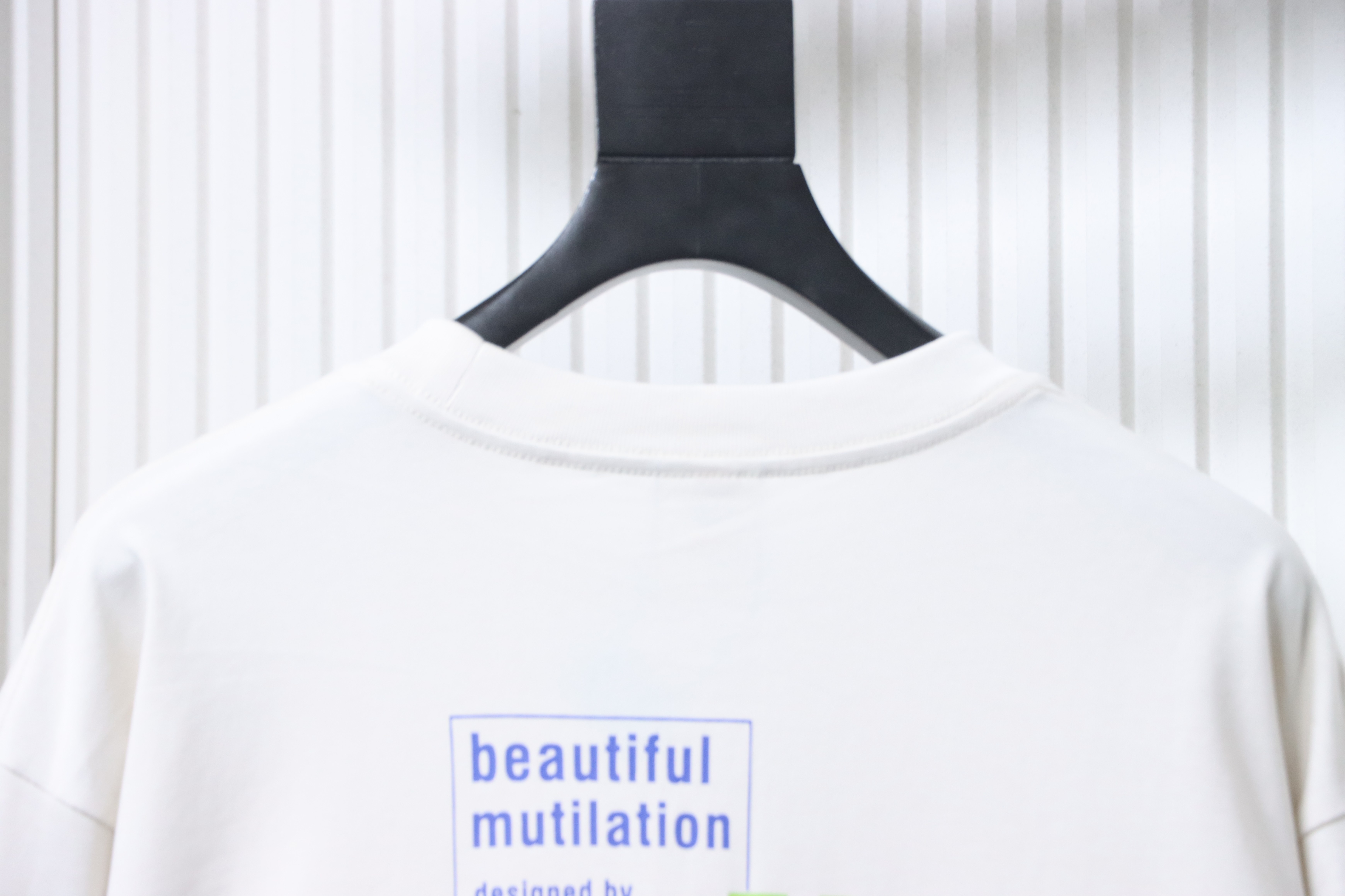 Saint Michael Color Letter Long Sleeve YL#160 White