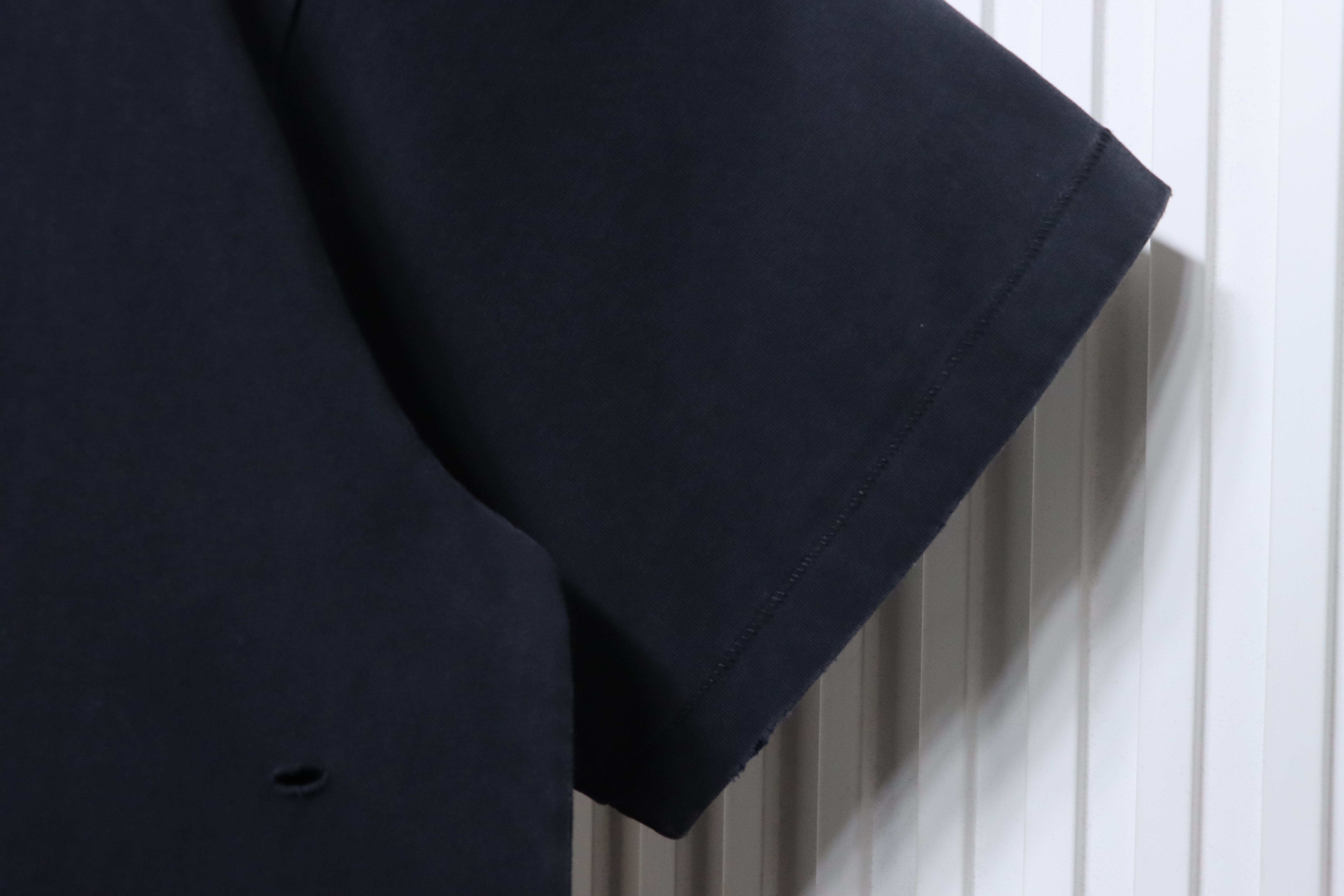 Saint Michael Distressed Motorcycle Style T-Shirt YL#170 Black