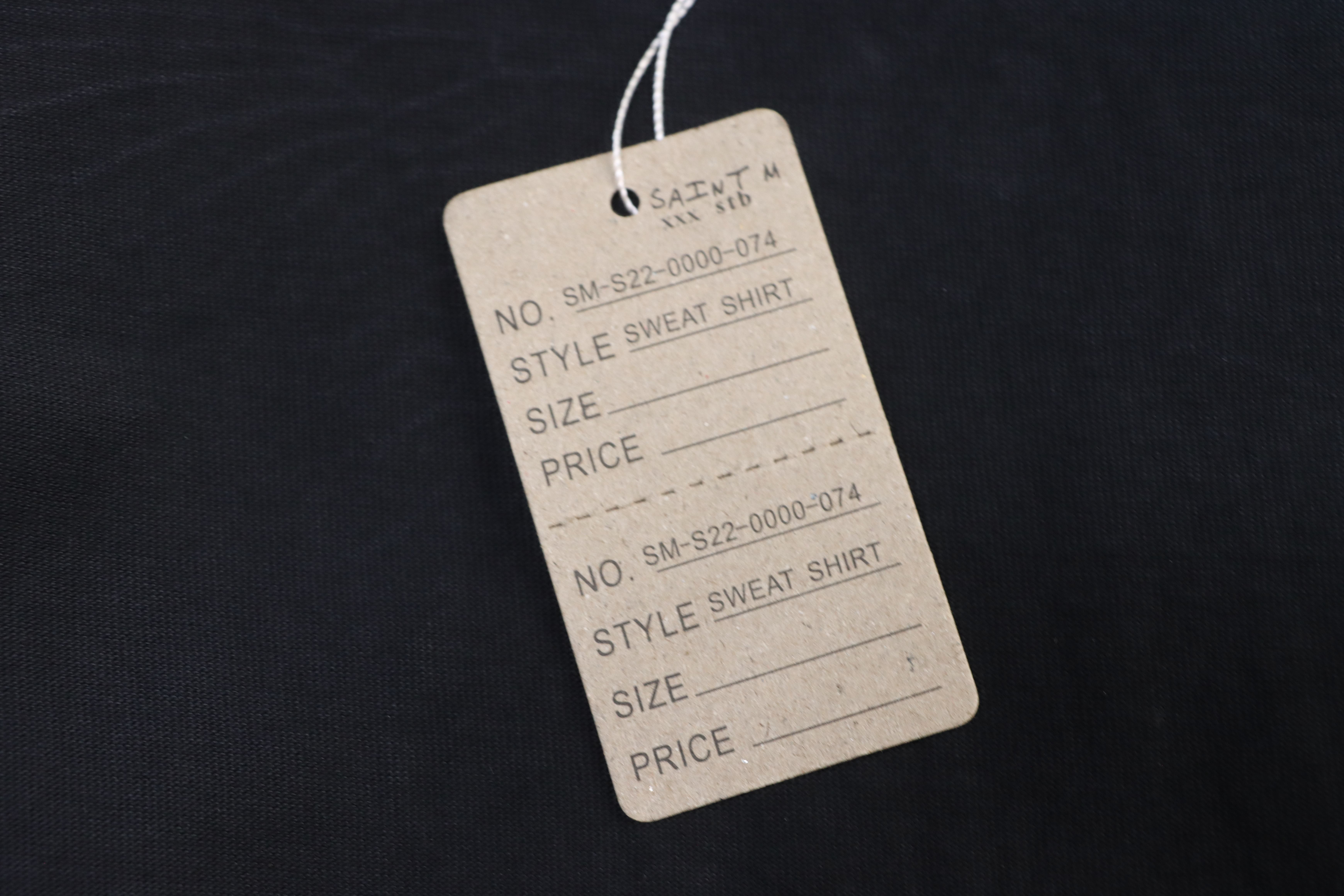 Saint Michael Distressed Motorcycle Style T-Shirt YL#170 Black