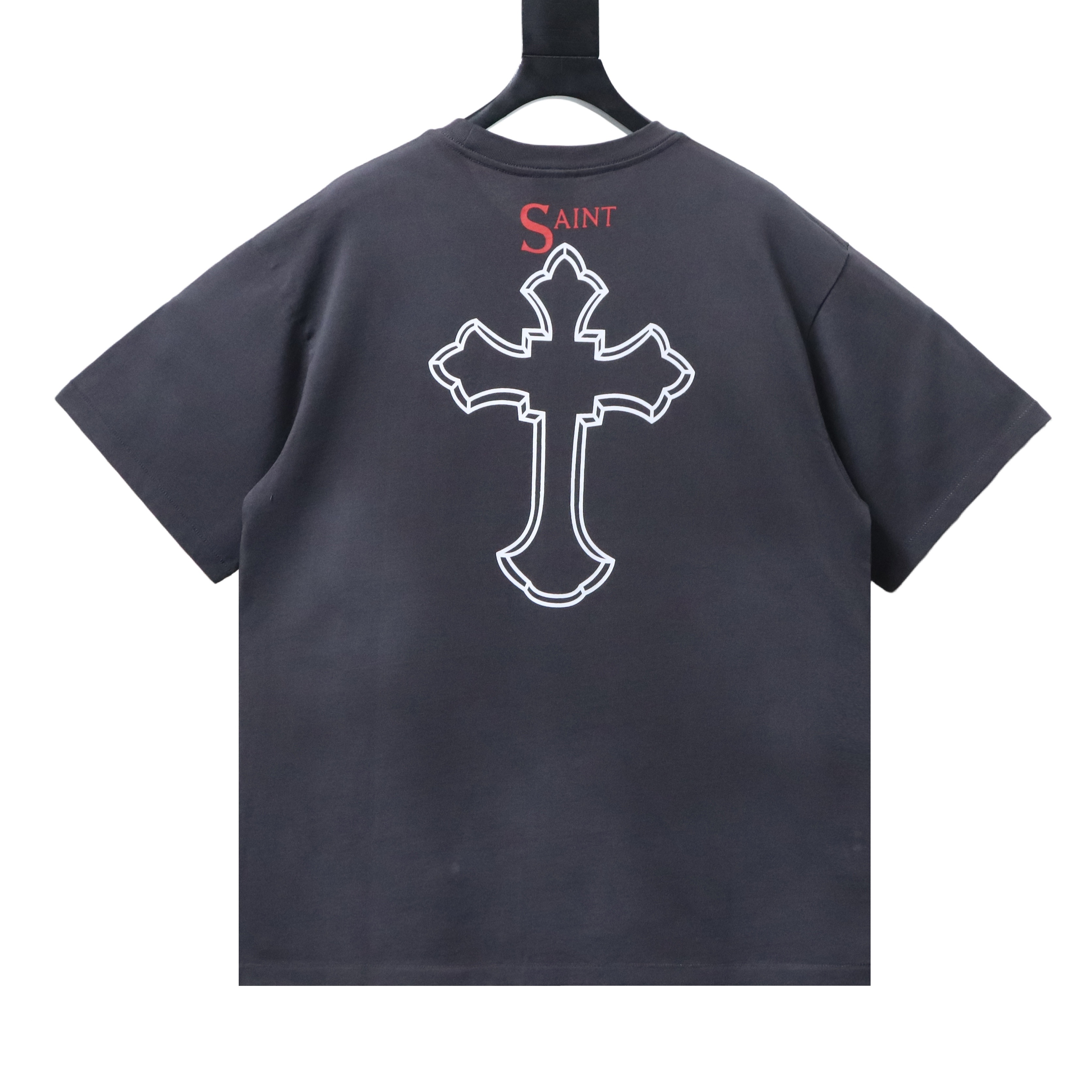 Saint Michael 2pac Face Print T-shirt YL#170 Black