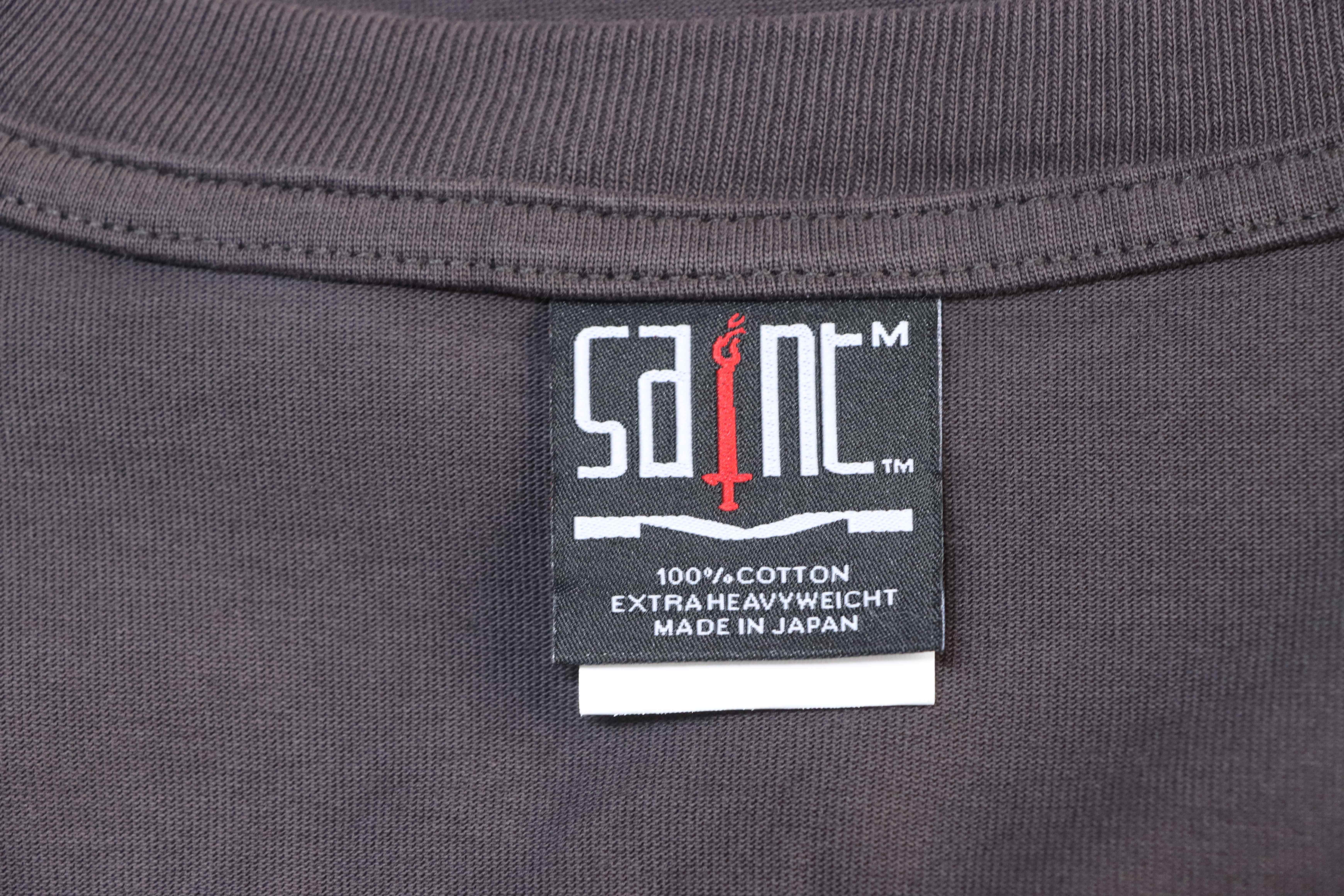 Saint Michael Bat Joker Print T-Shirt YL #170 Black