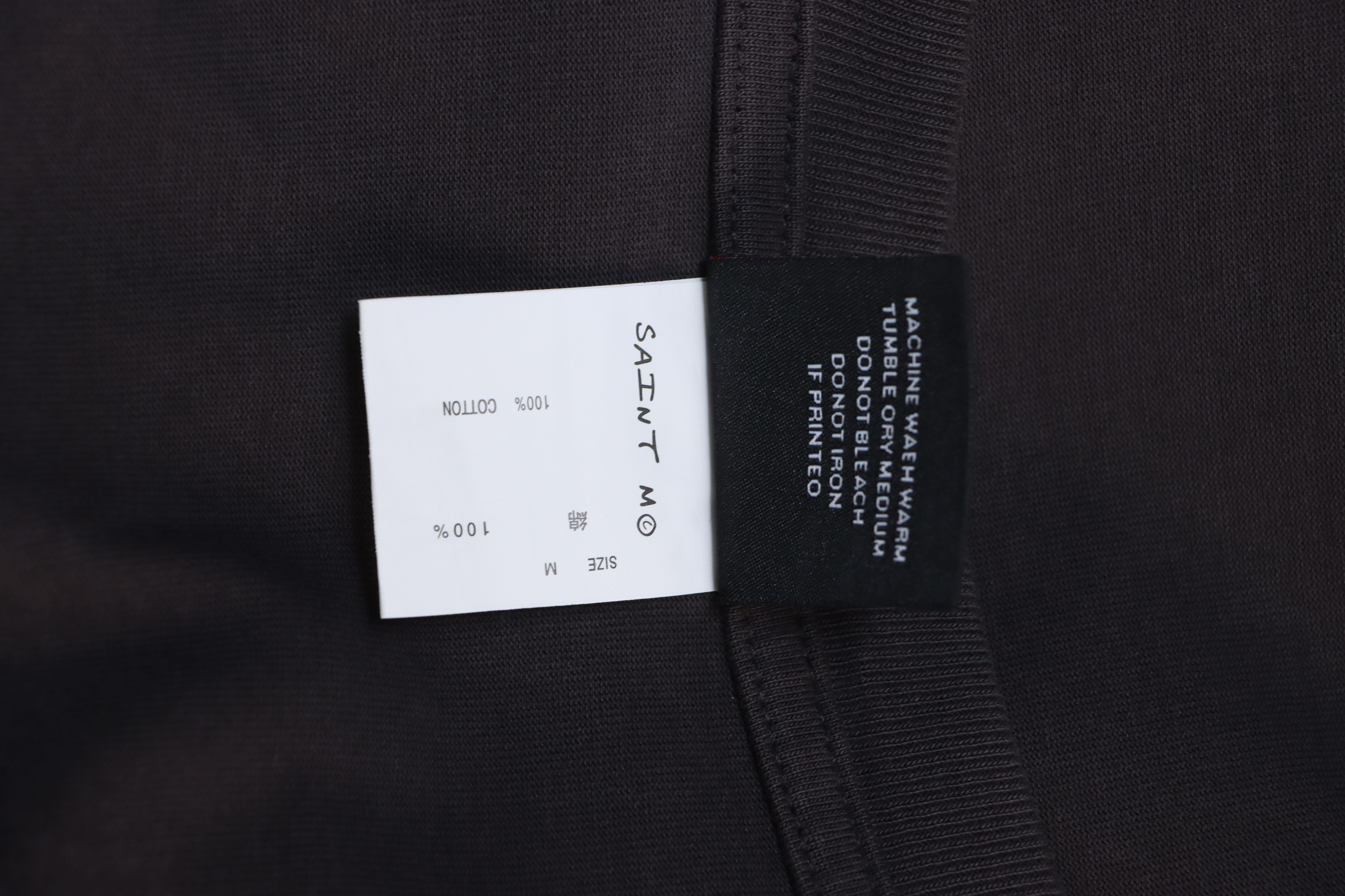 Saint Michael Bat Joker Print T-Shirt YL #170 Black