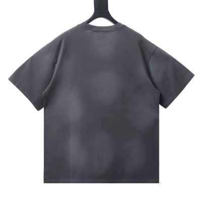 Saint Michael Cartoon Print T-Shirt YL#170 Black 02