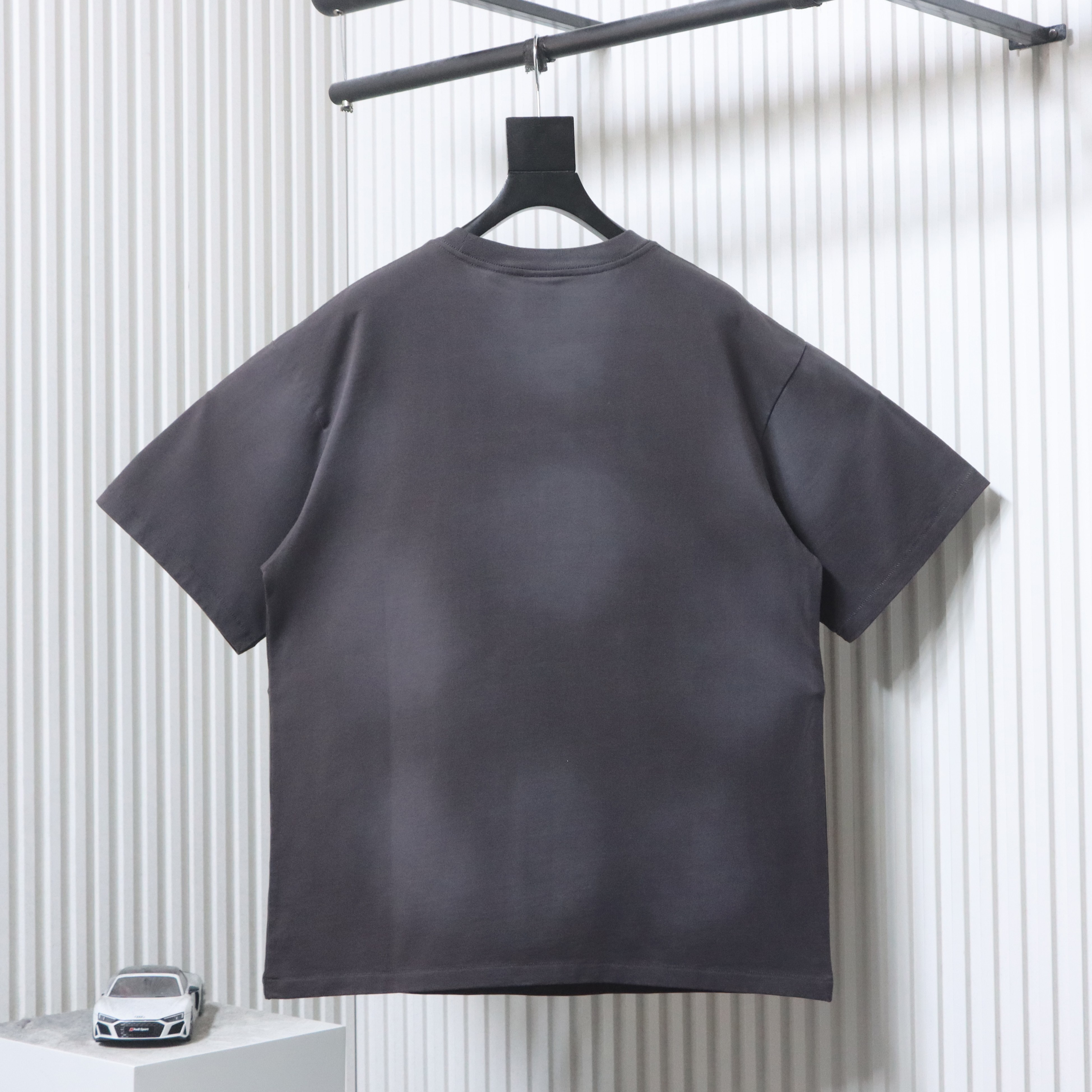 Saint Michael Cartoon Print T-Shirt YL#170 Black