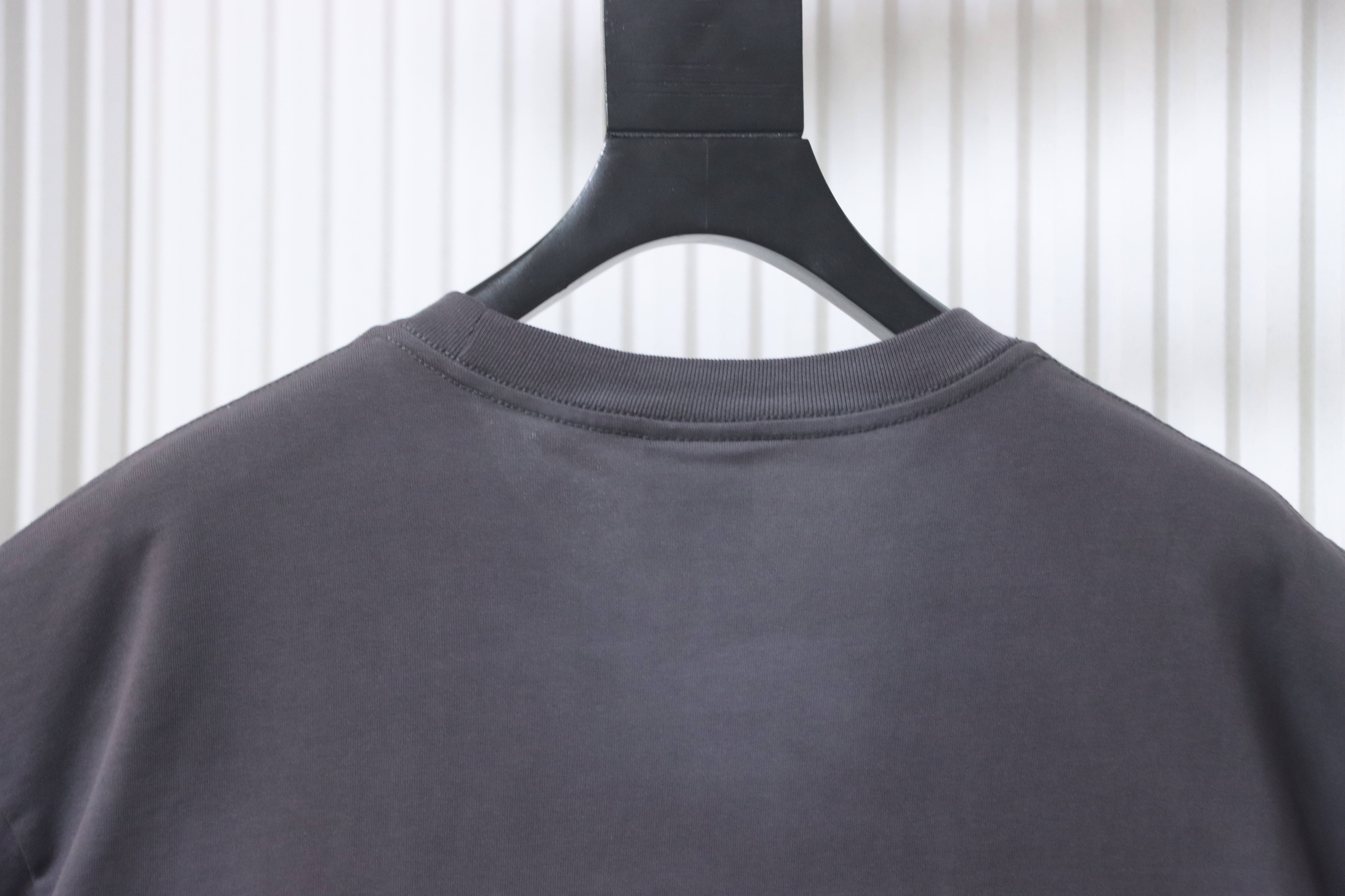 Saint Michael Cartoon Print T-Shirt YL#170 Black