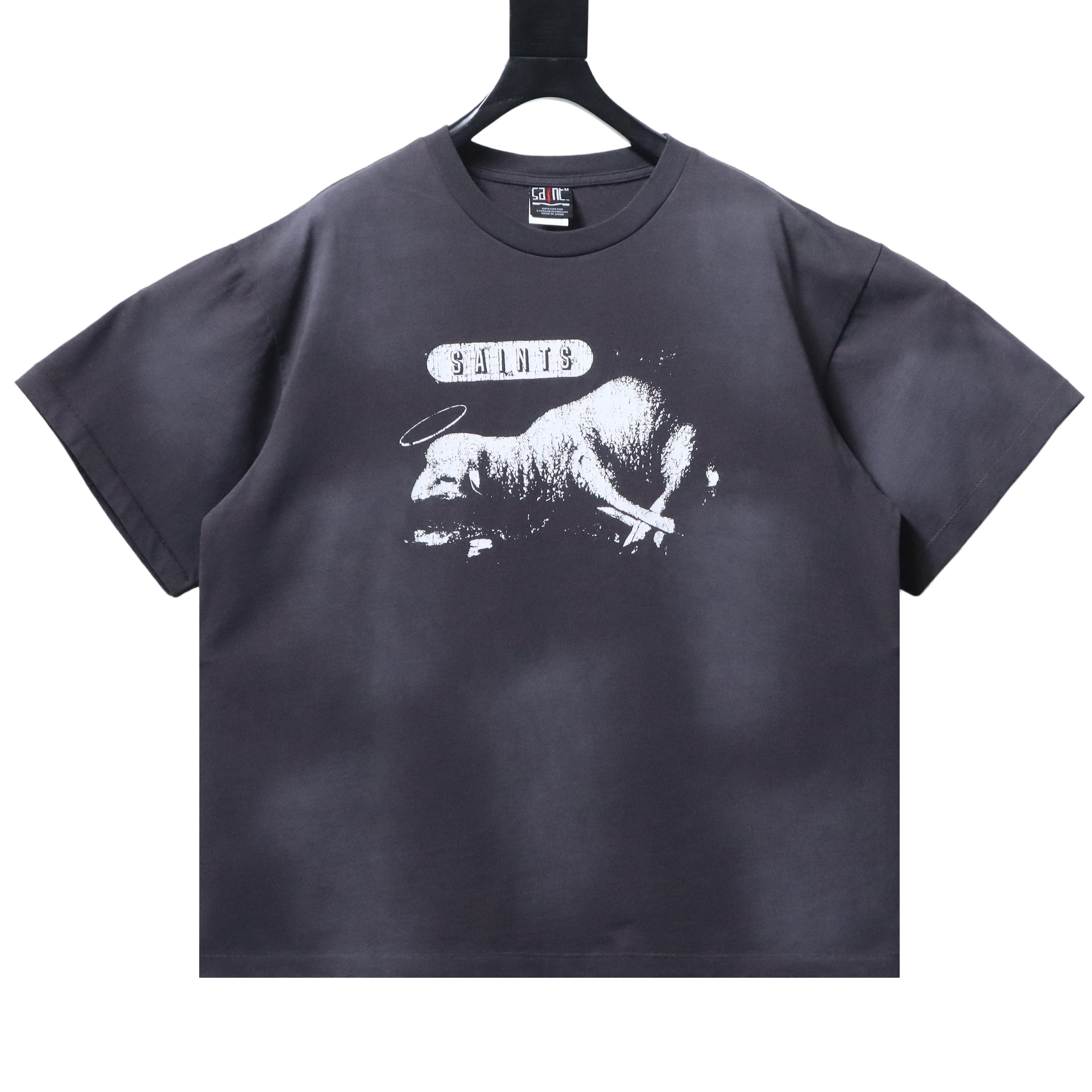 Saint Michael Casual Crew Neck T-Shirt YL#170 Black