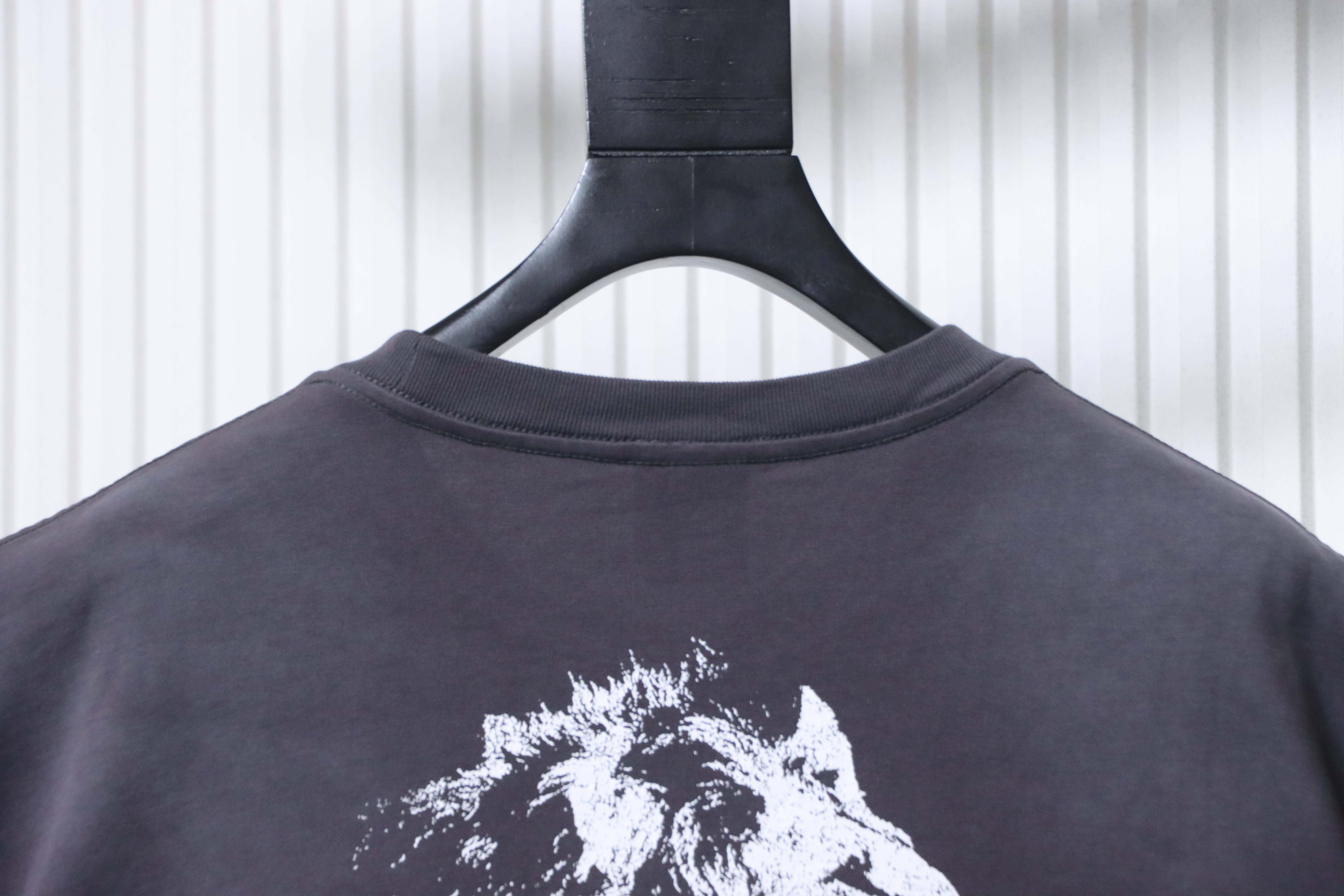 Saint Michael Casual Crew Neck T-Shirt YL#170 Black