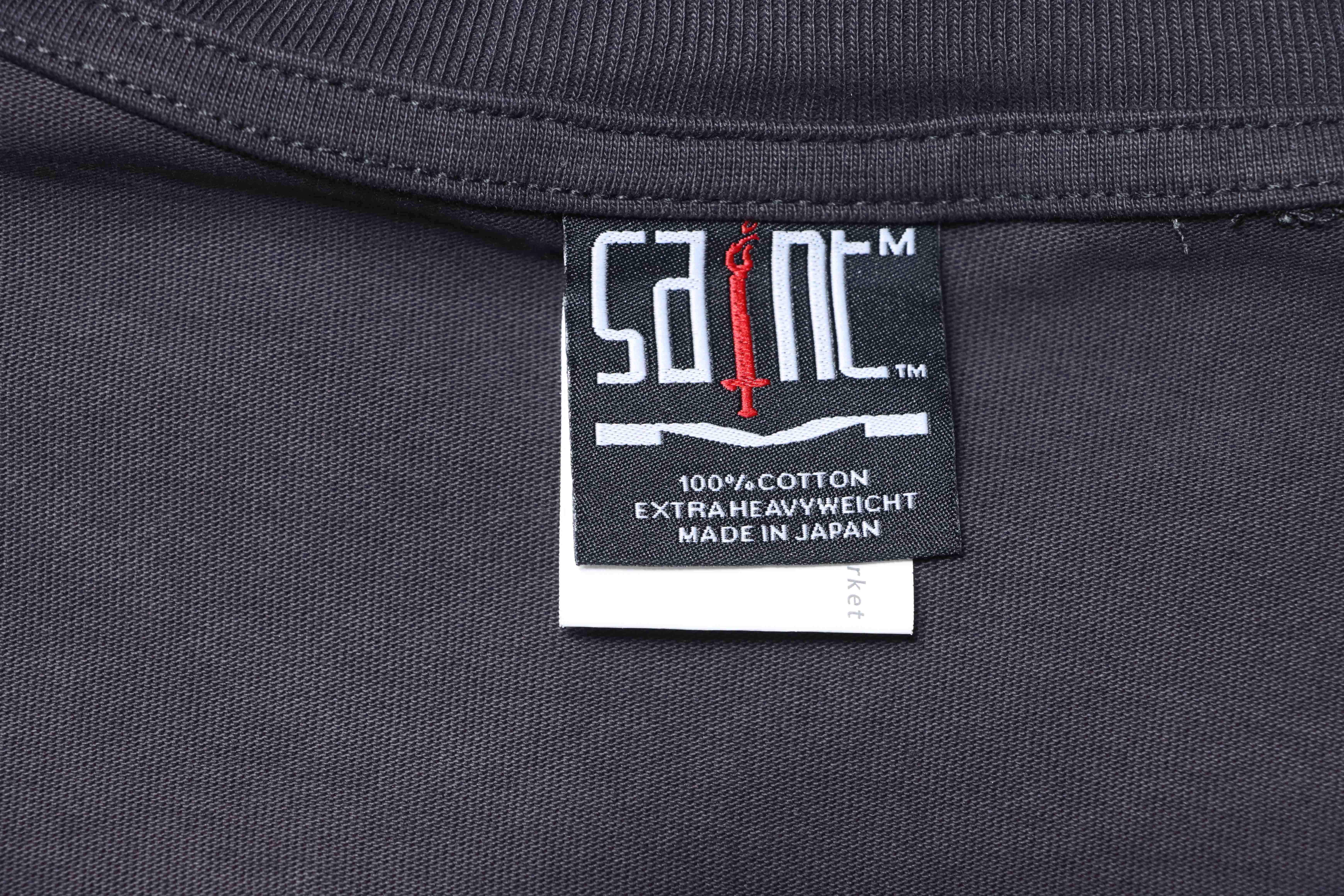 Saint Michael Casual Crew Neck T-Shirt YL#170 Black