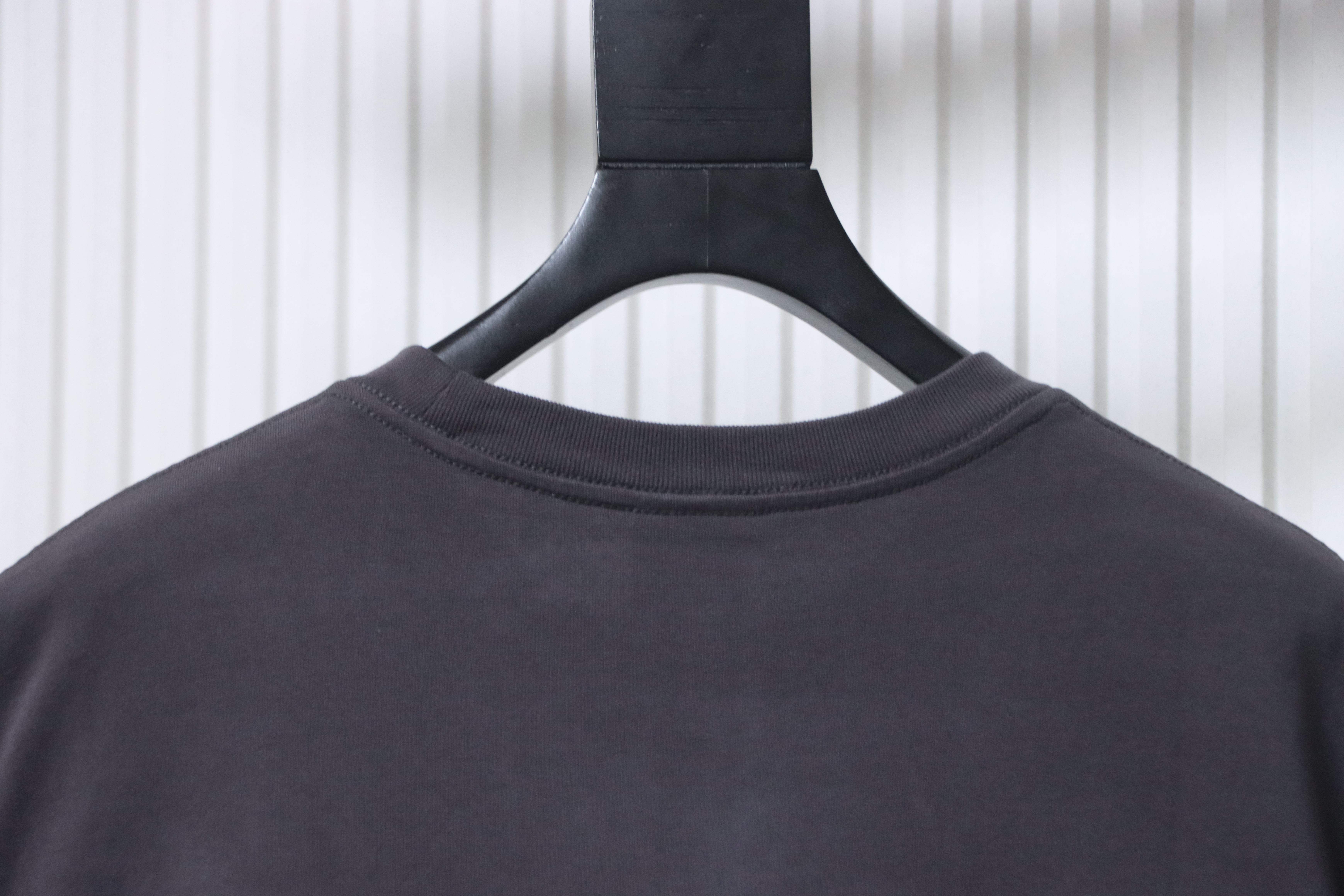 Saint Michael Colorful Letter Print T-Shirt YL#170 Black