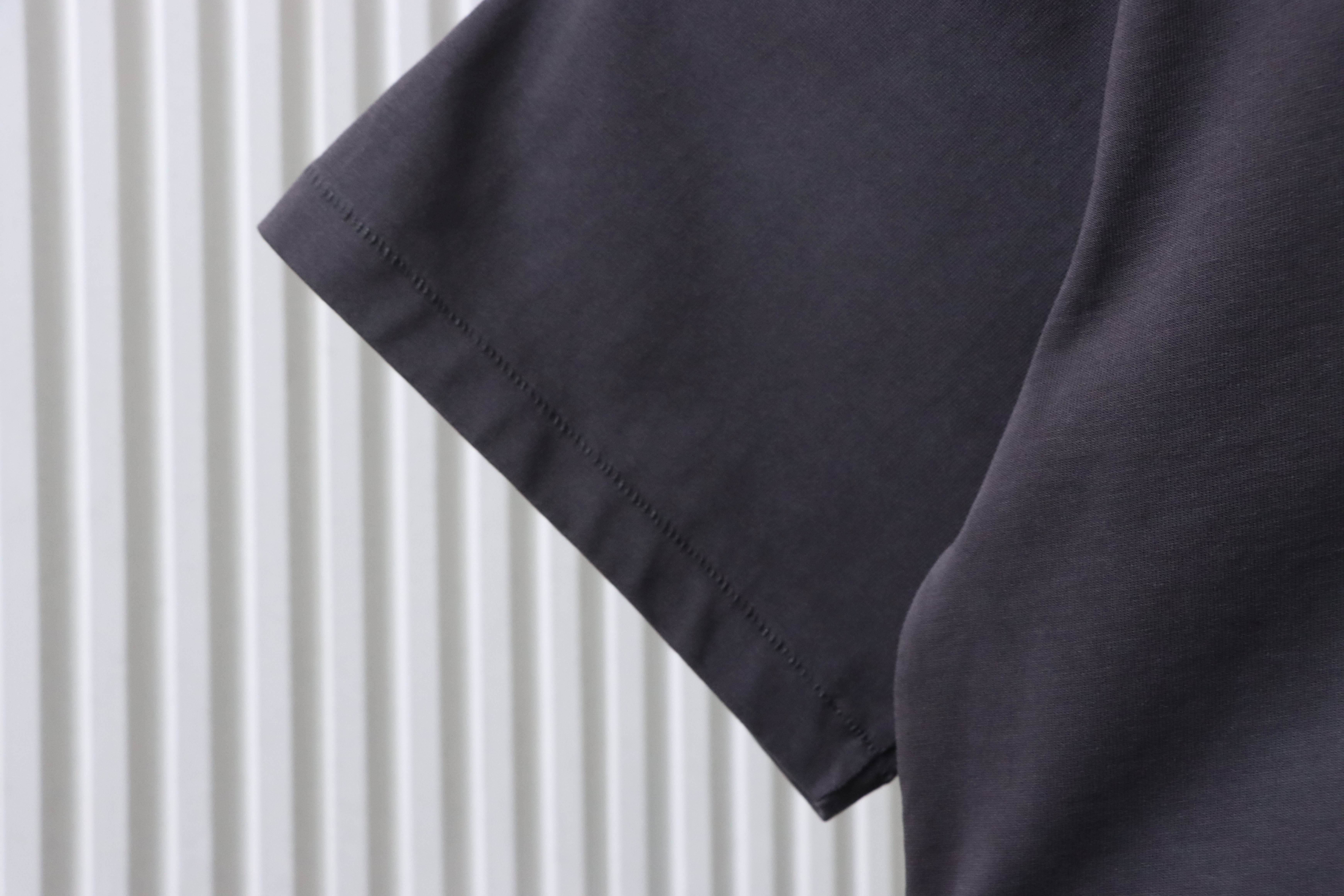 Saint Michael Colorful Letter Print T-Shirt YL#170 Black