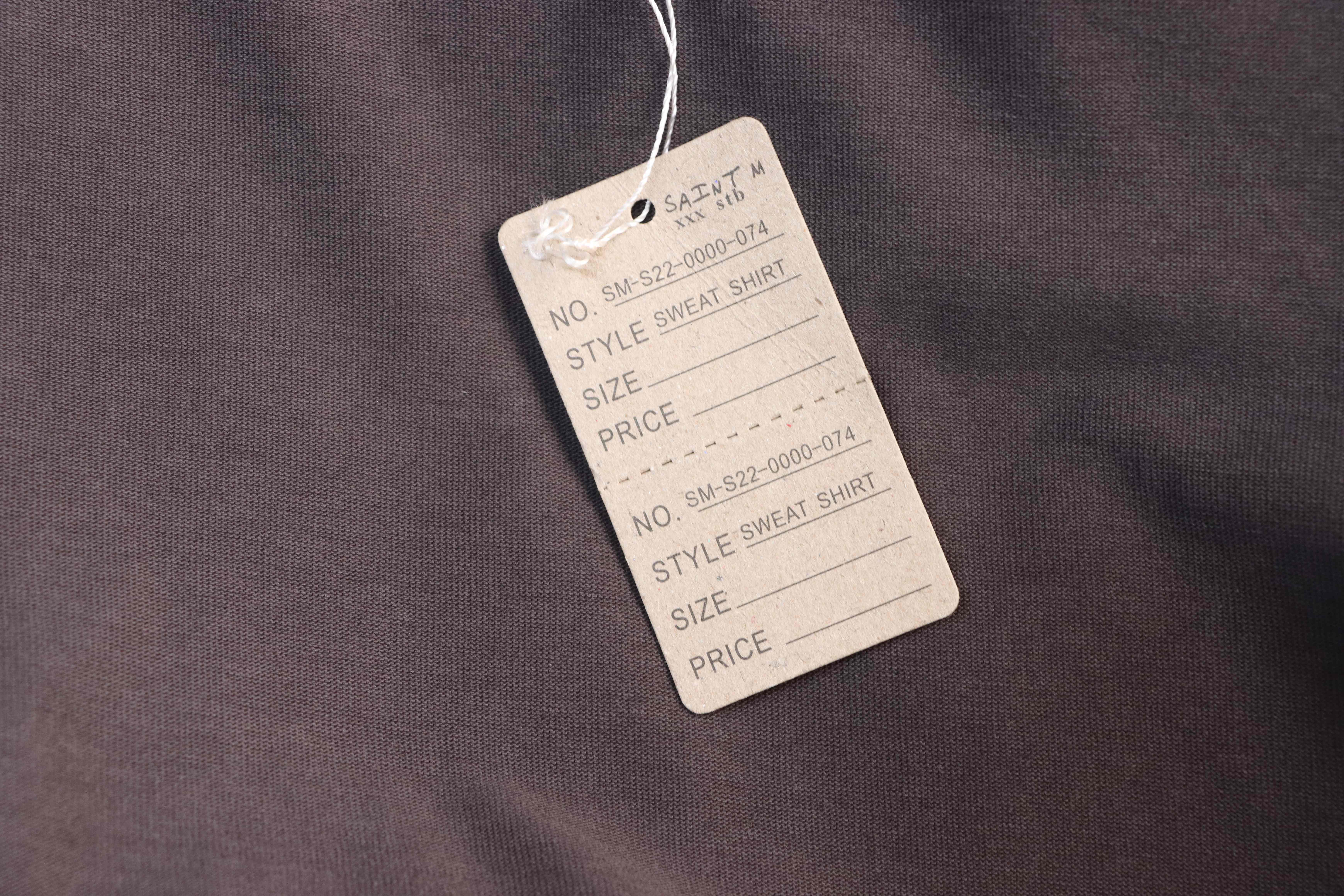 Saint Michael Colorful Letter Print T-Shirt YL#170 Black