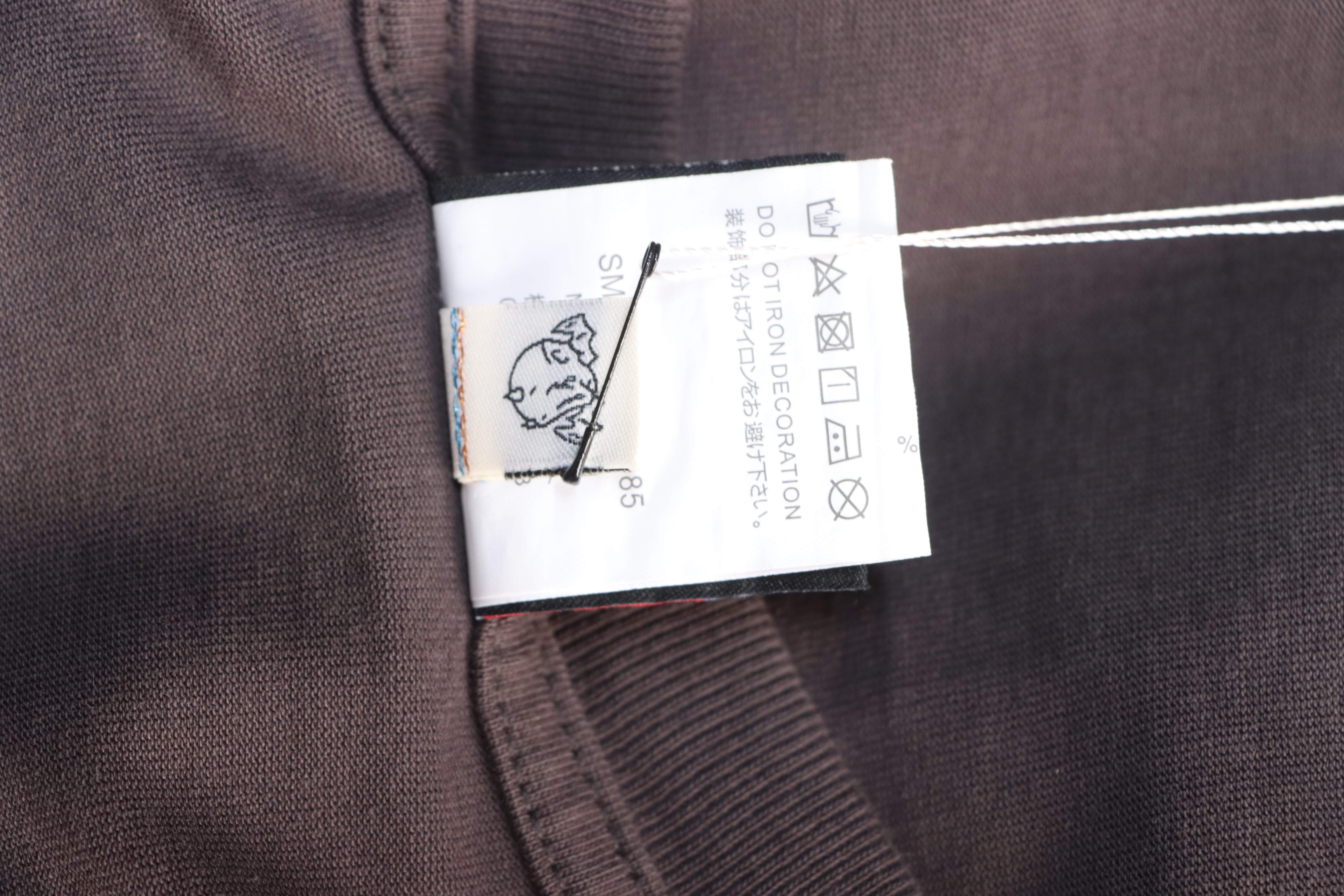 Saint Michael Colorful Letter Print T-Shirt YL#170 Black