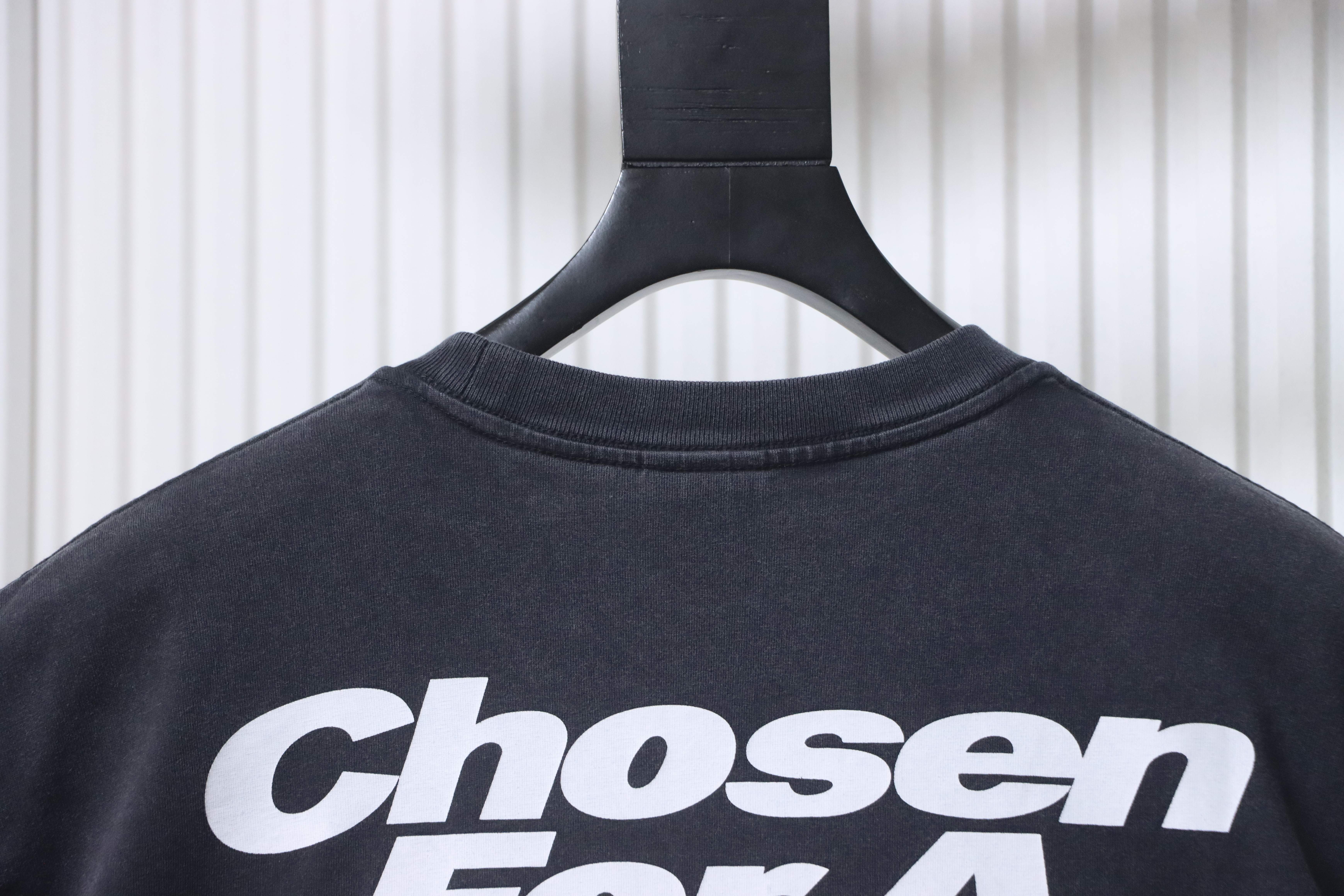 Saint Michael fingerprint print T-shirt YL Black