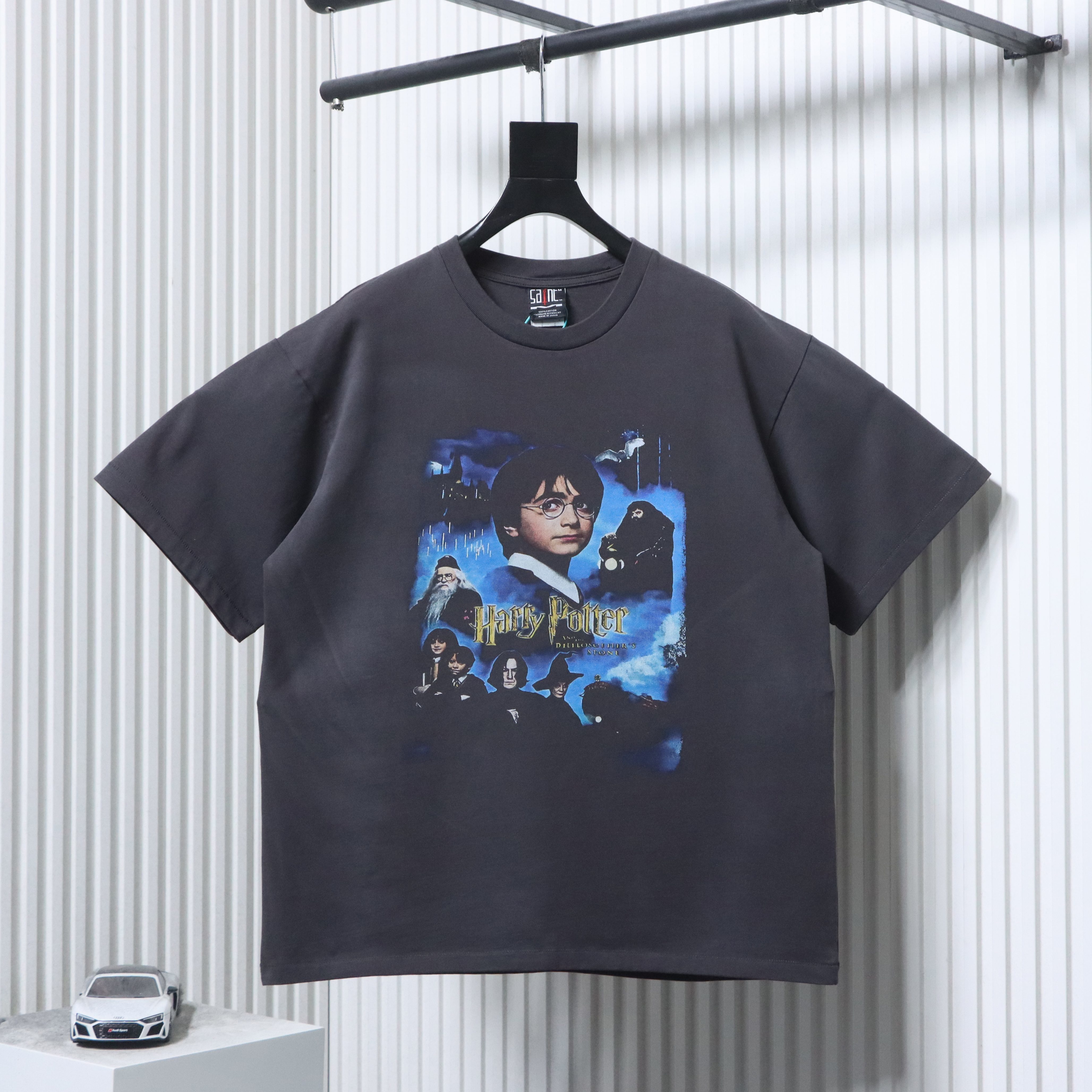 Saint Michael Harry Potter Print T-shirt YL#170 Black