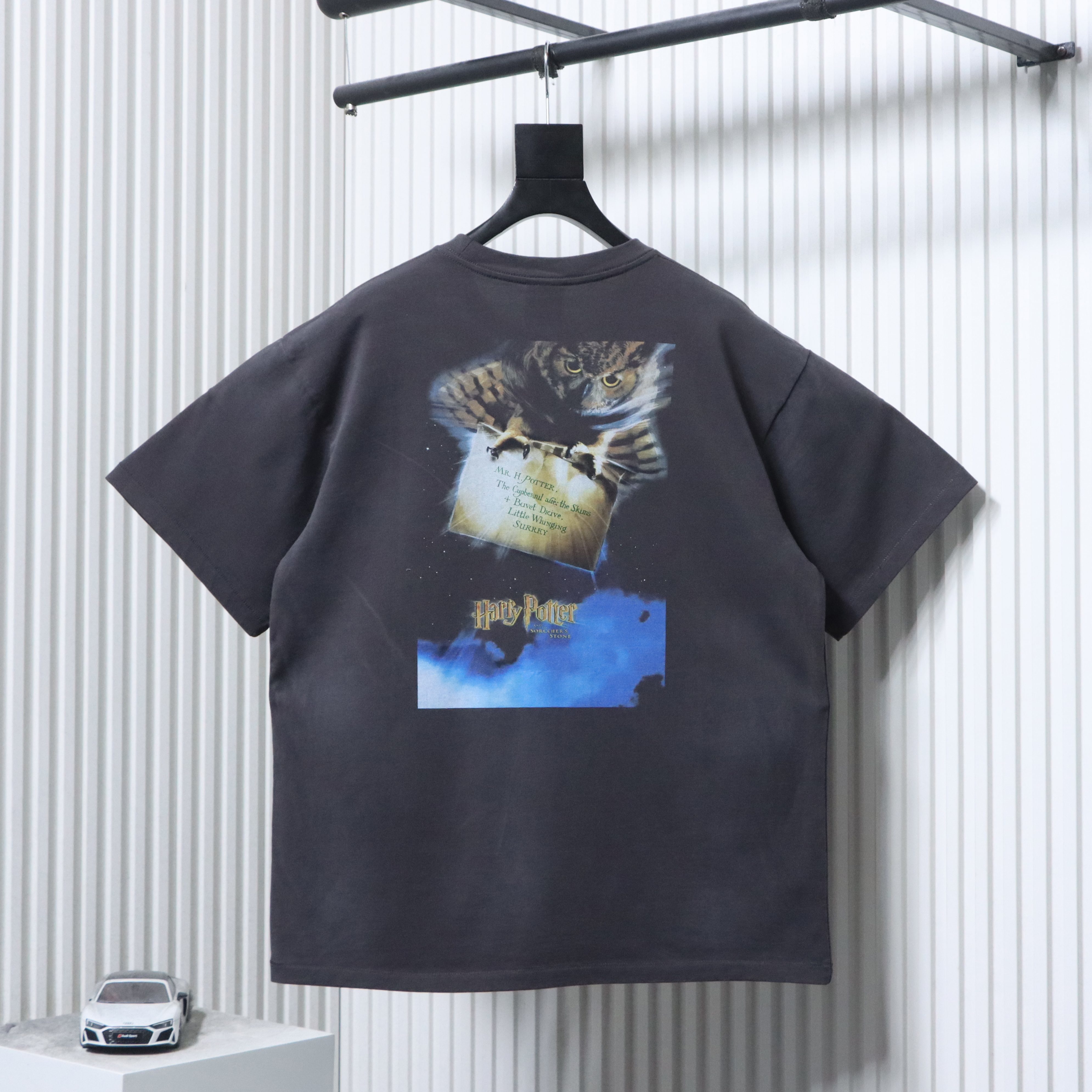 Saint Michael Harry Potter Print T-shirt YL#170 Black