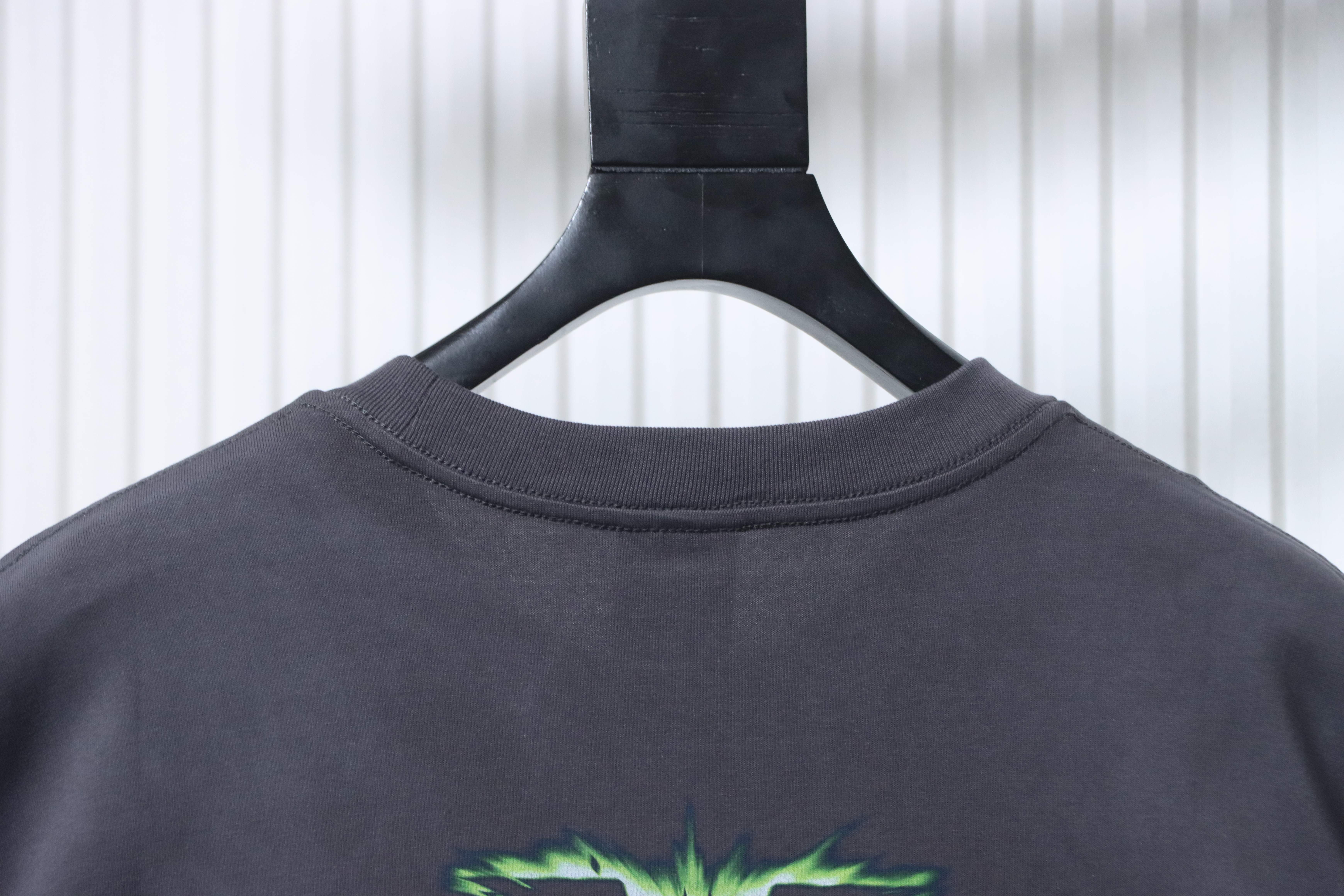 Saint Michael Joker Print T-Shirt YL #170 Black