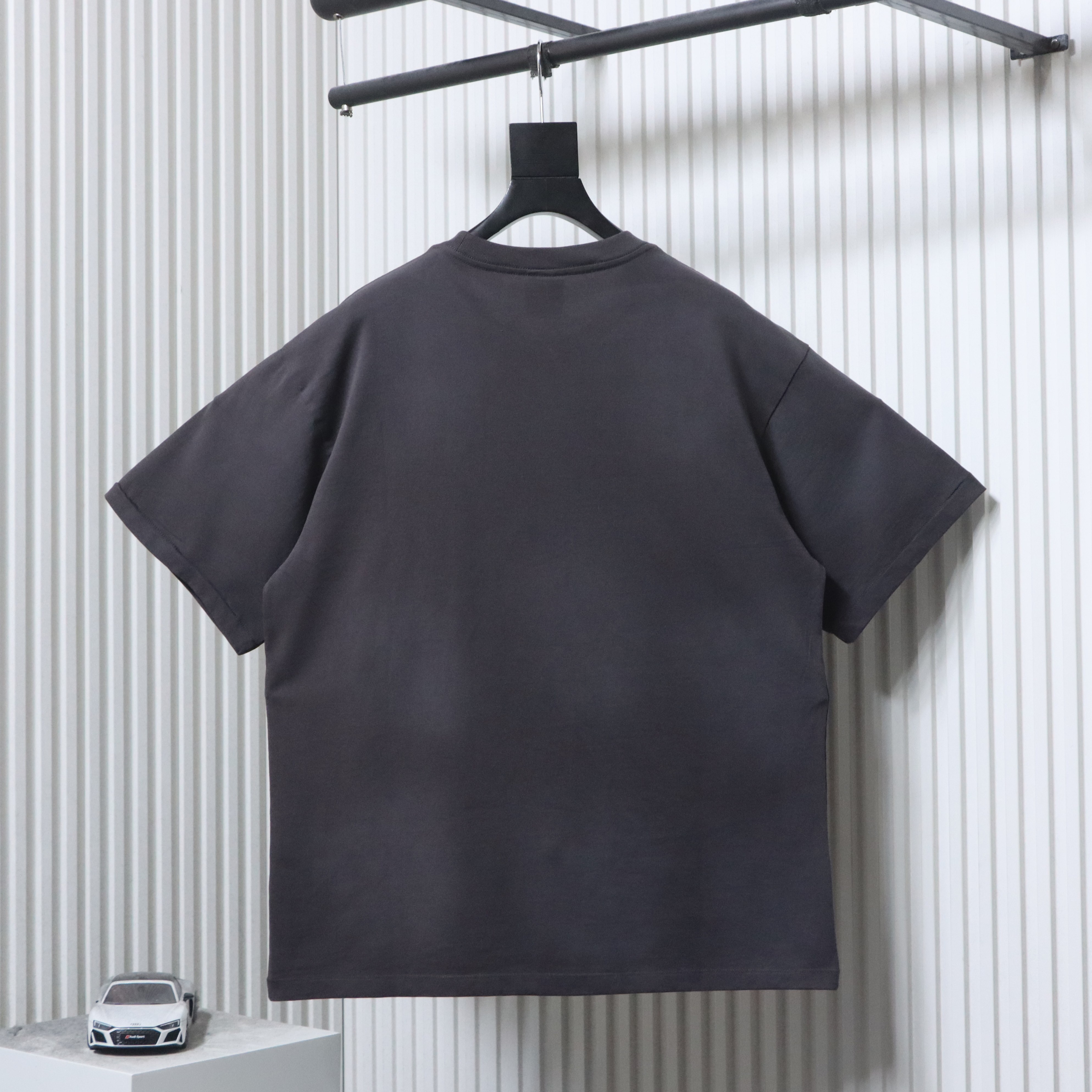 Saint Michael Neighborhood Collaboration Flame Print T-Shirt YL#170 Black