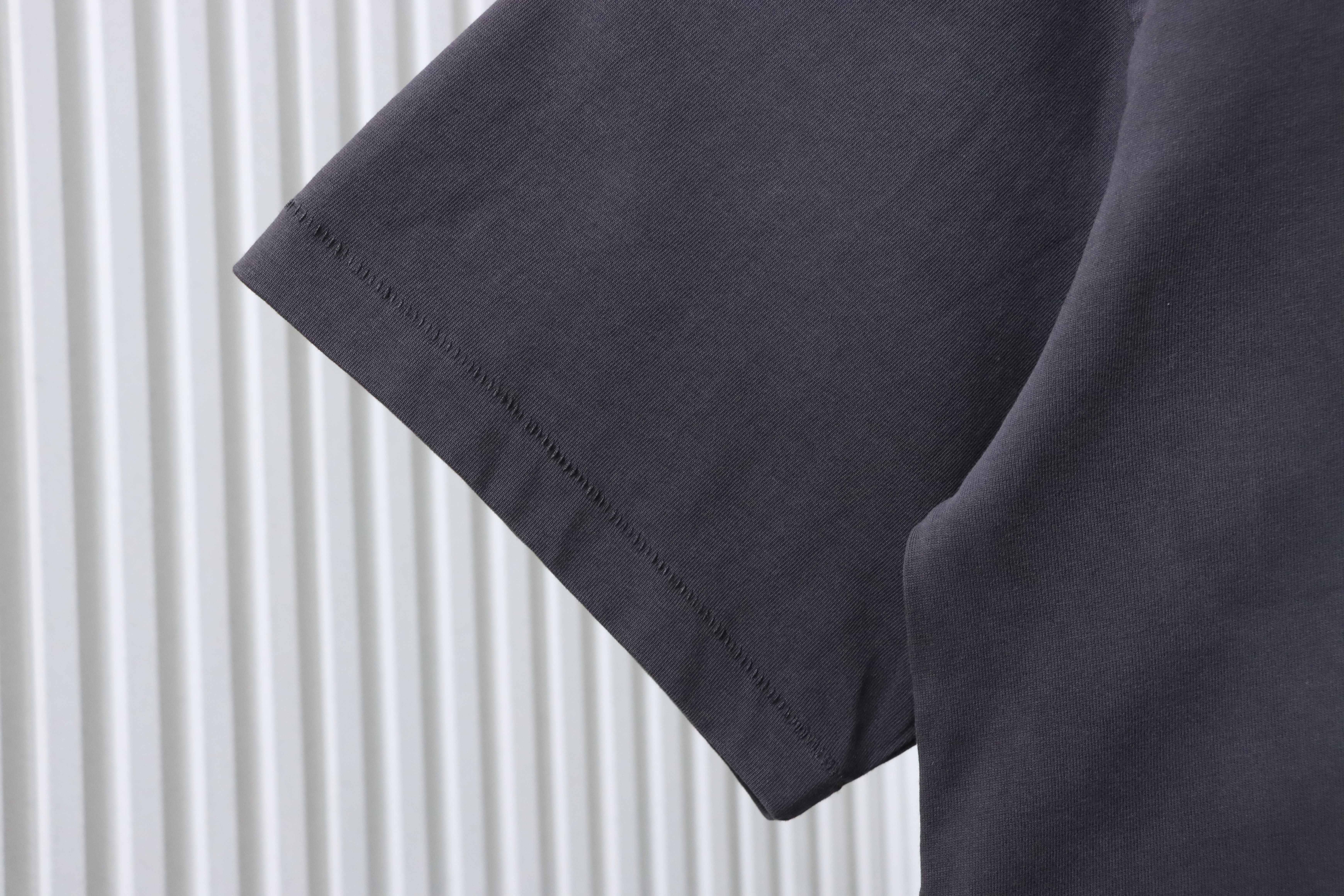 Saint Michael Neighborhood Collaboration Flame Print T-Shirt YL#170 Black