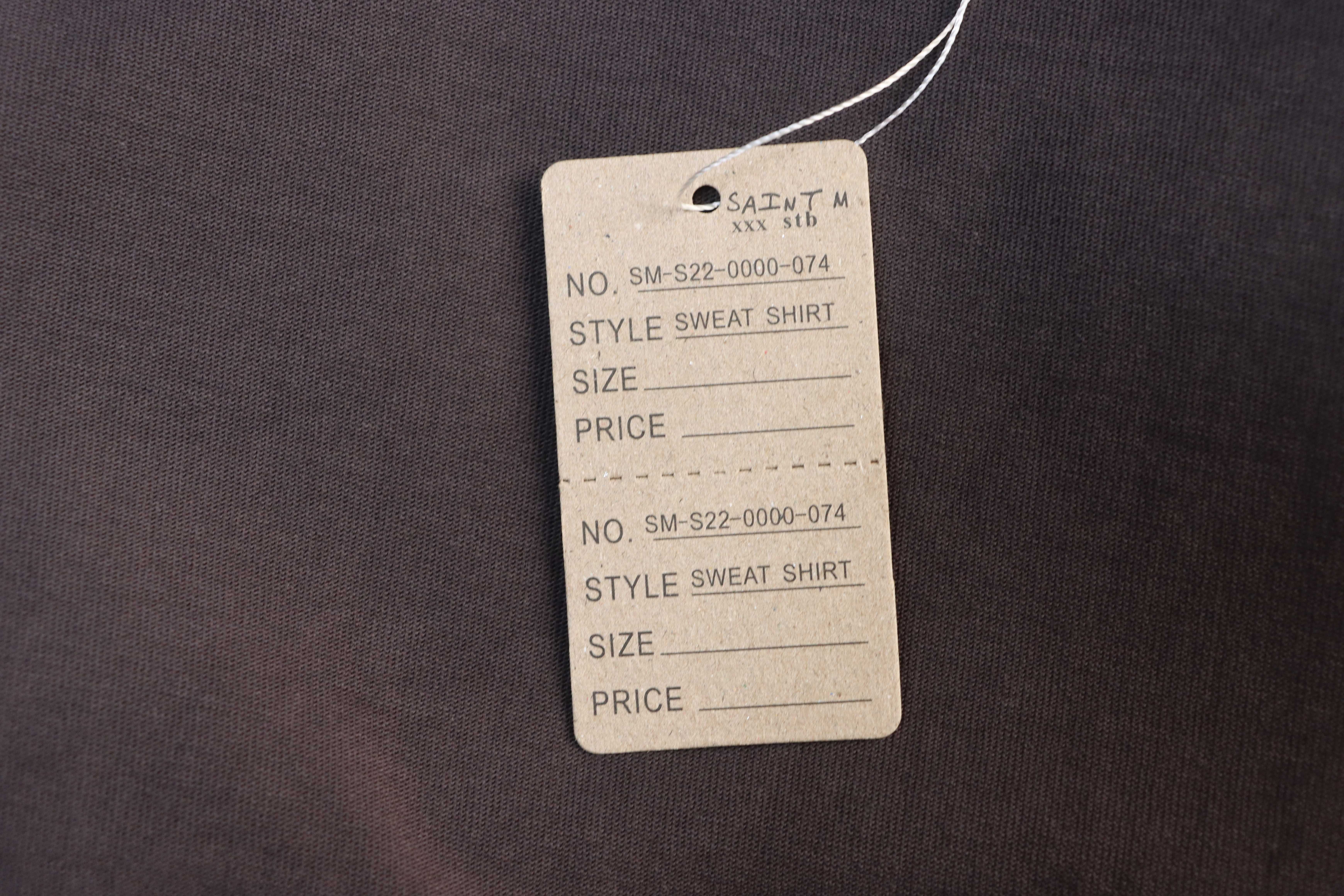 Saint Michael Neighborhood Collaboration Flame Print T-Shirt YL#170 Black