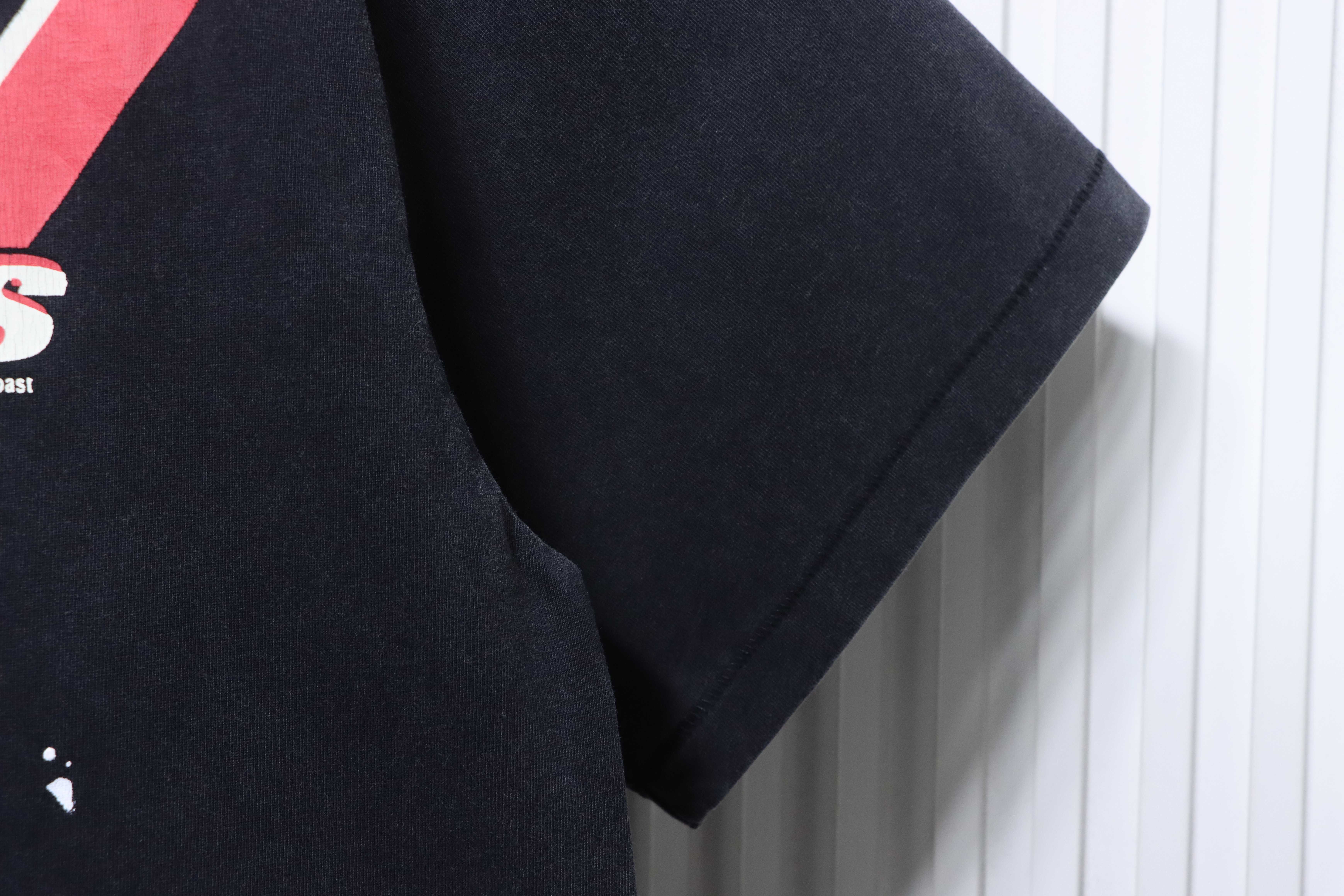 Saint Michael Racing Print T-Shirt YL#170 Black