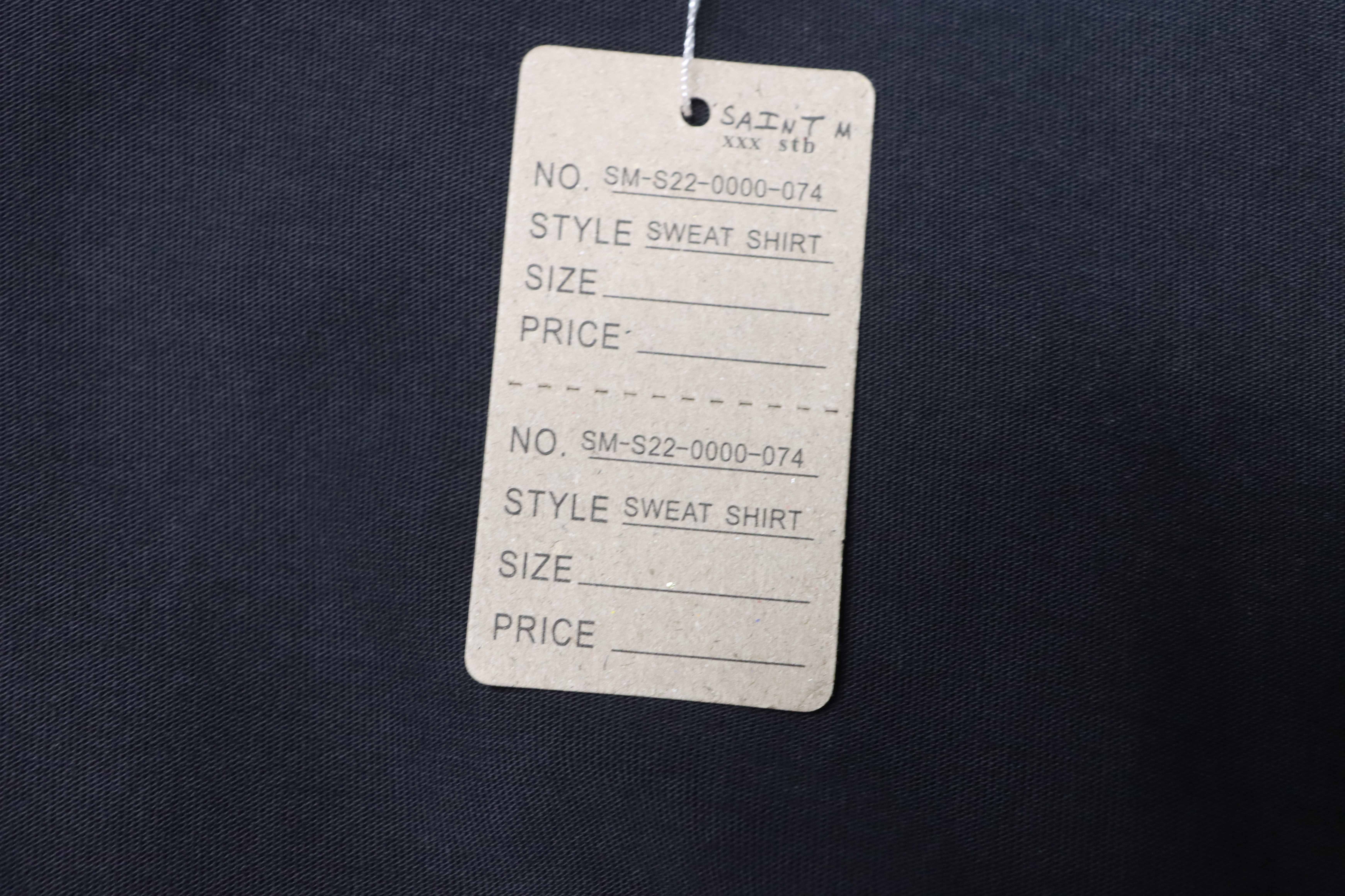 Saint Michael Racing Print T-Shirt YL#170 Black