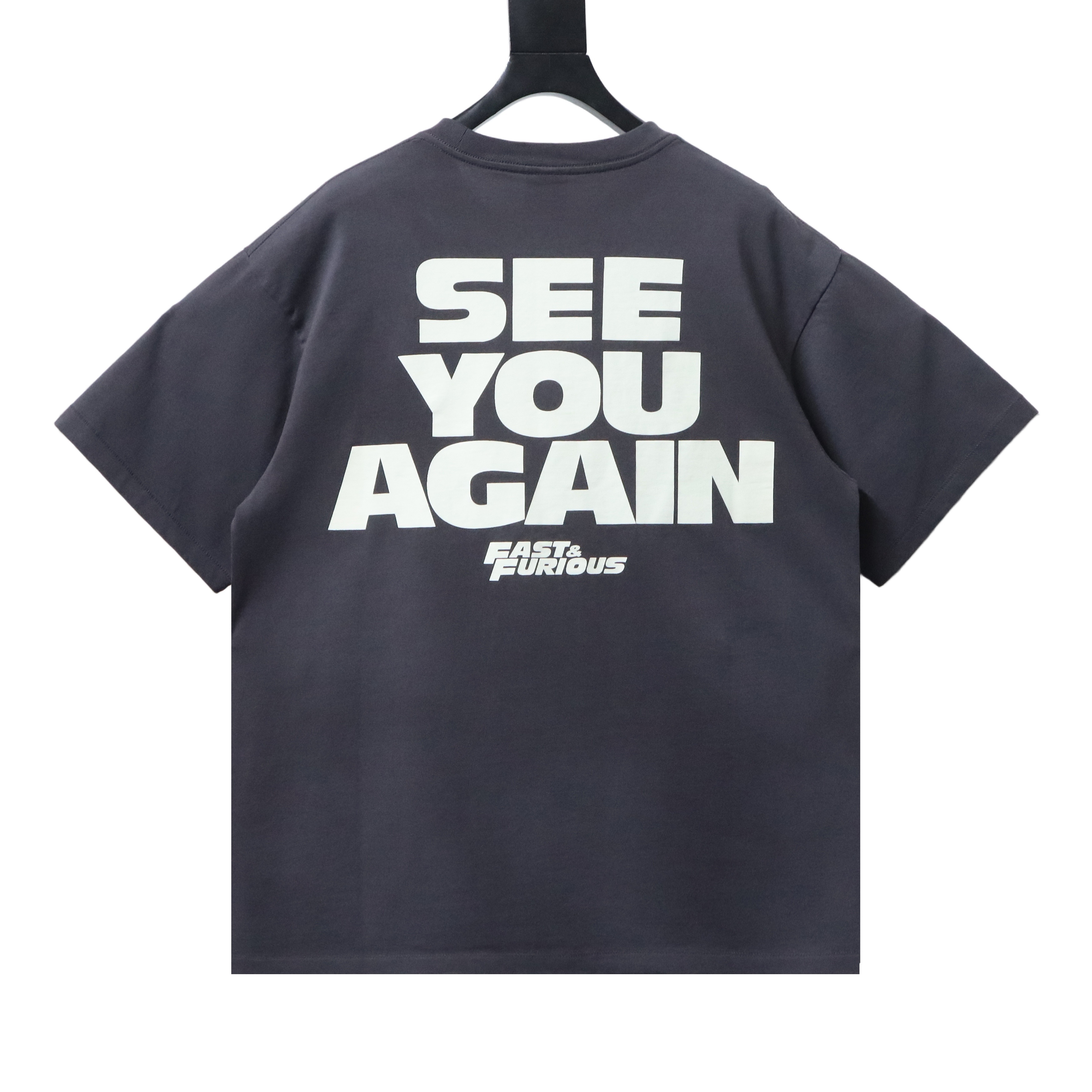 Saint Michael Speed ​​& Furious collaboration tire print T-shirt YL#170 Black