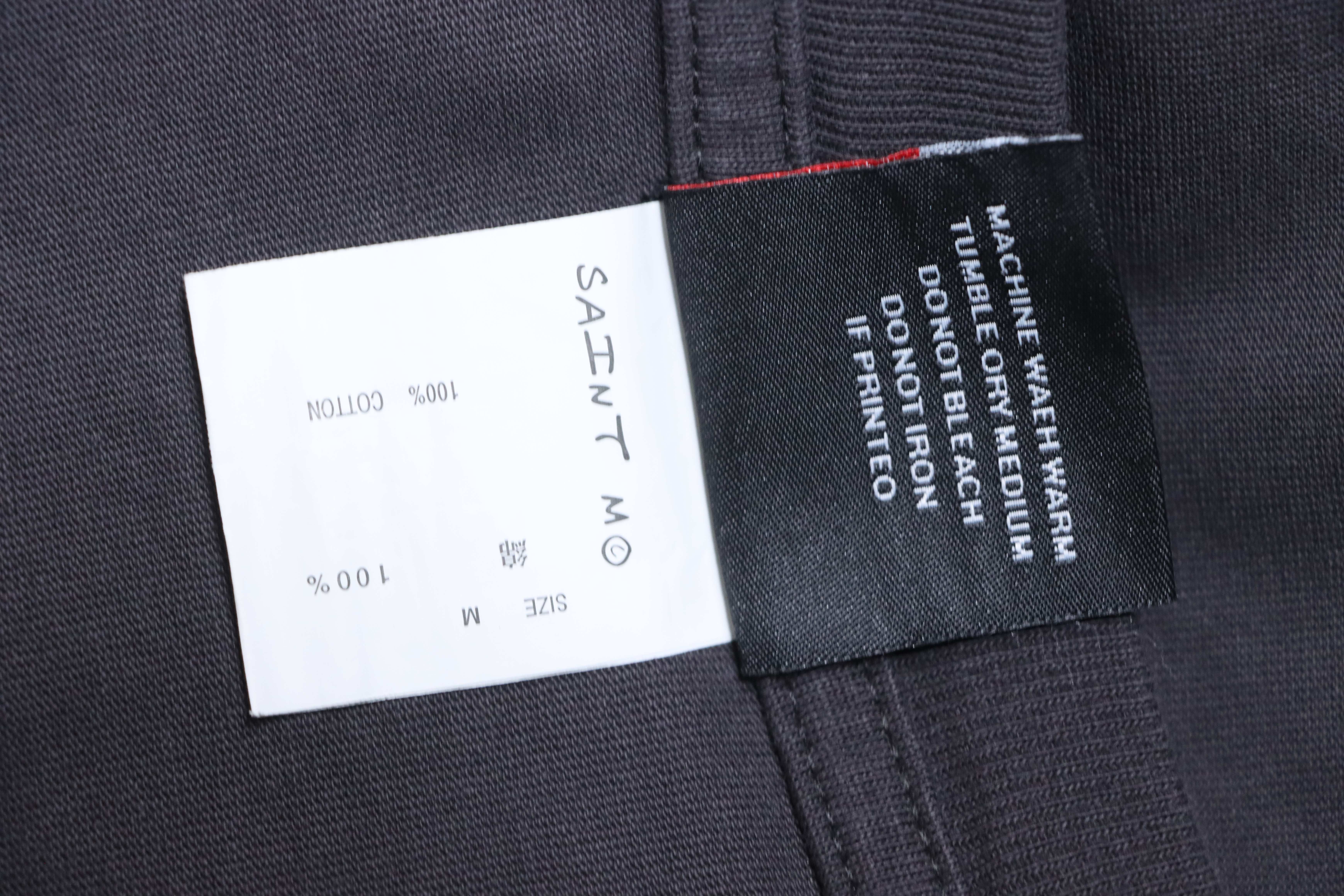 Saint Michael Speed ​​& Furious collaboration tire print T-shirt YL#170 Black