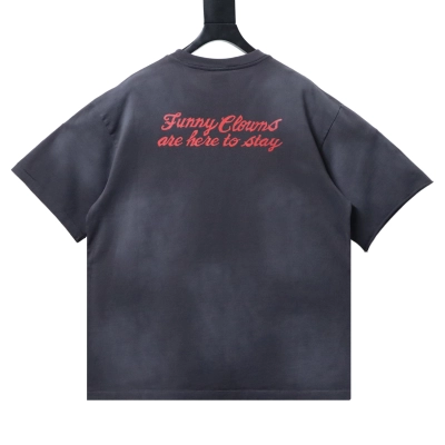 Saint Michael Thorns Crown Jesus Christ Print T-shirt YL#170 Black 02