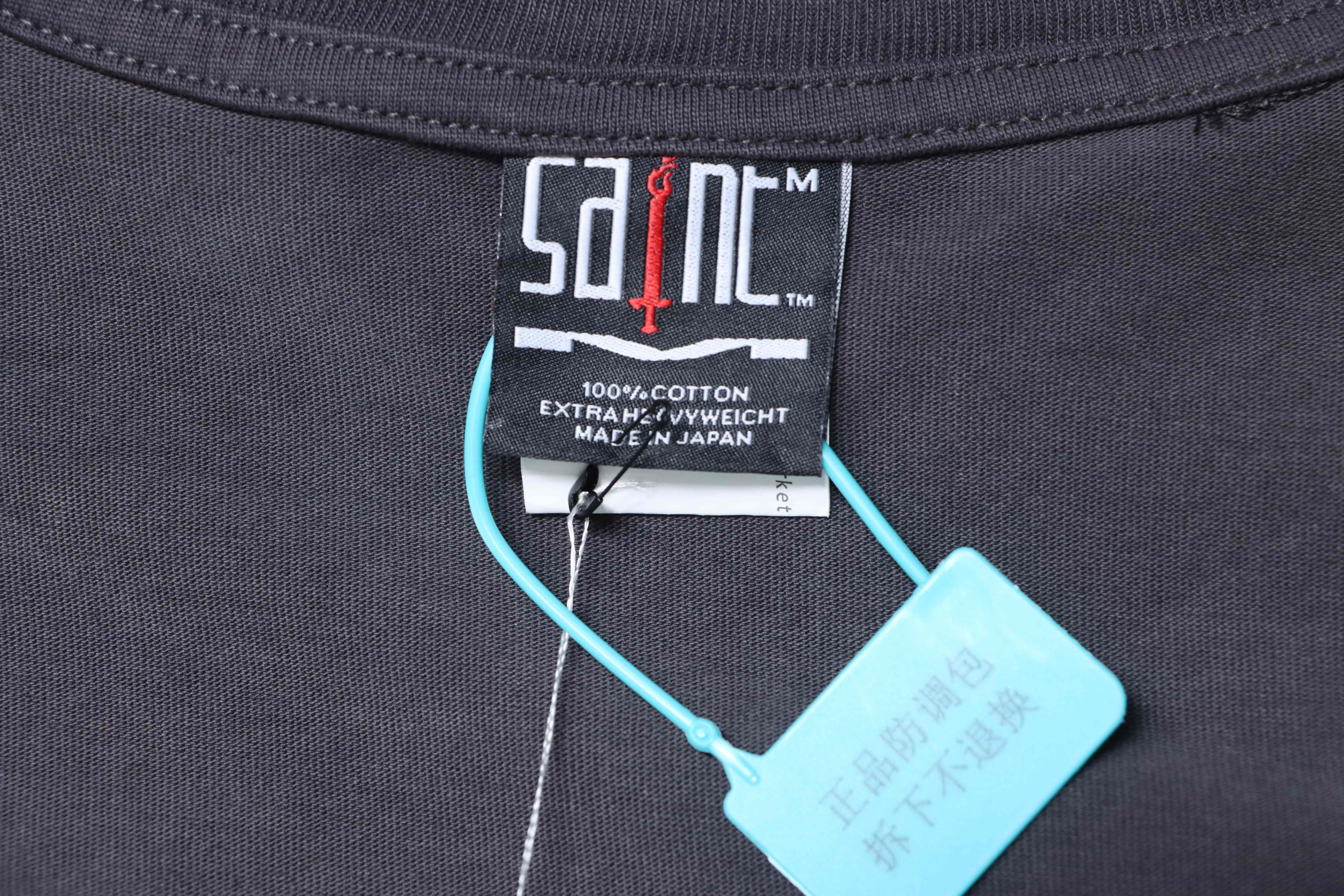 Saint Michael Thorns Crown Jesus Christ Print T-shirt YL#170 Black