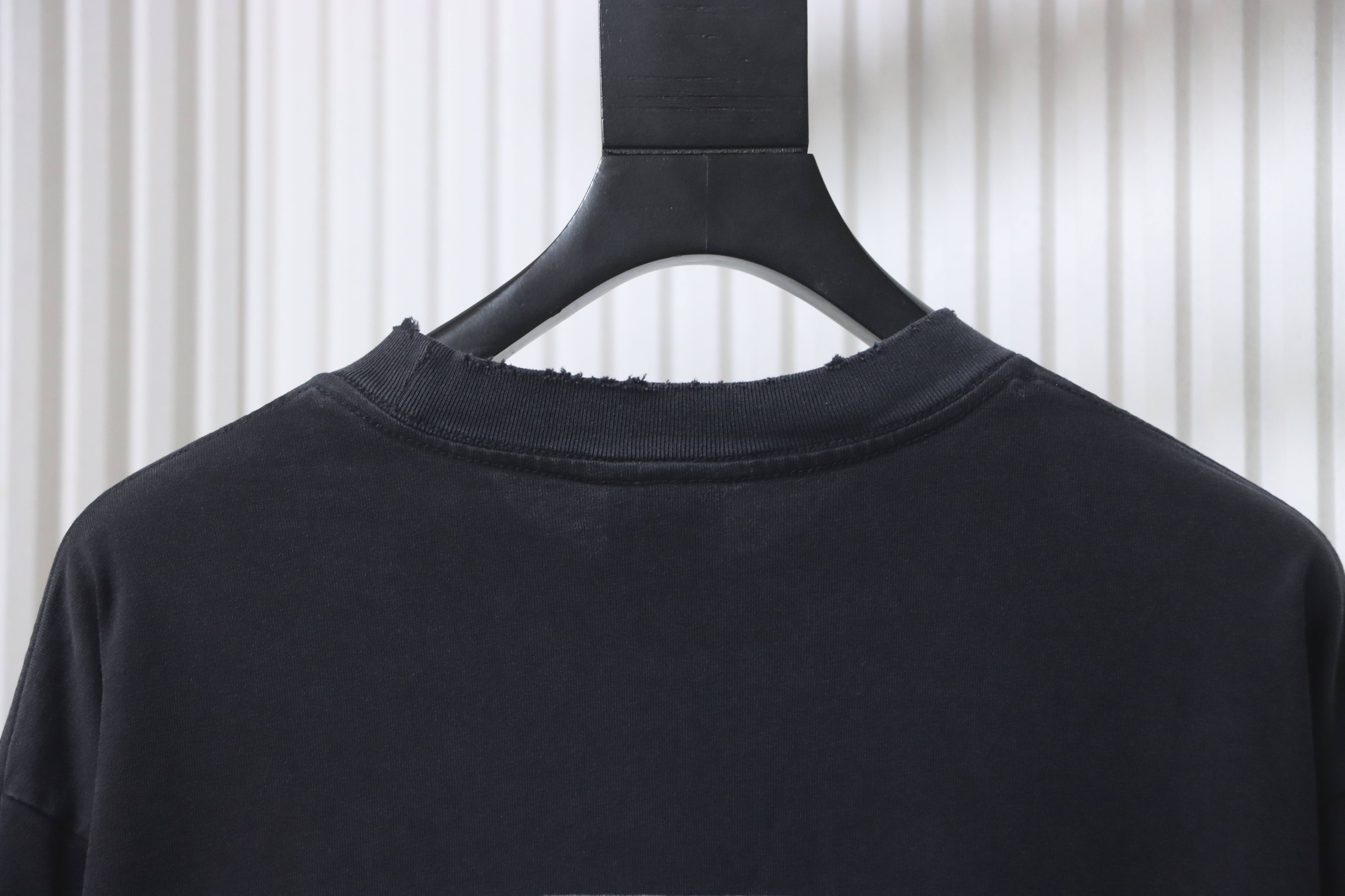 Saint Michael Religious Landscape Long Sleeve YL #200 Black