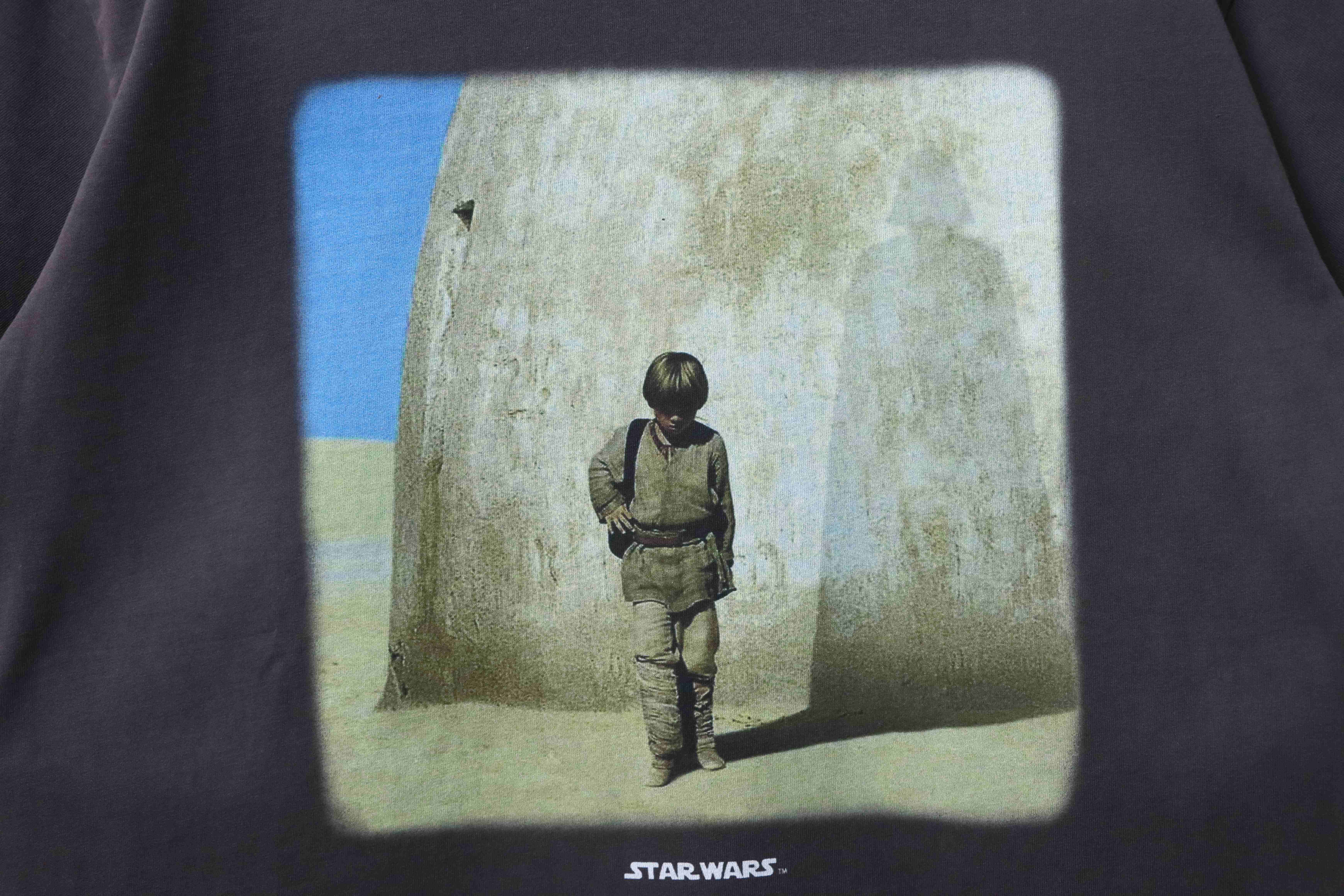 Saint Michael Star Wars Splash T-Shirt YL #180 Black