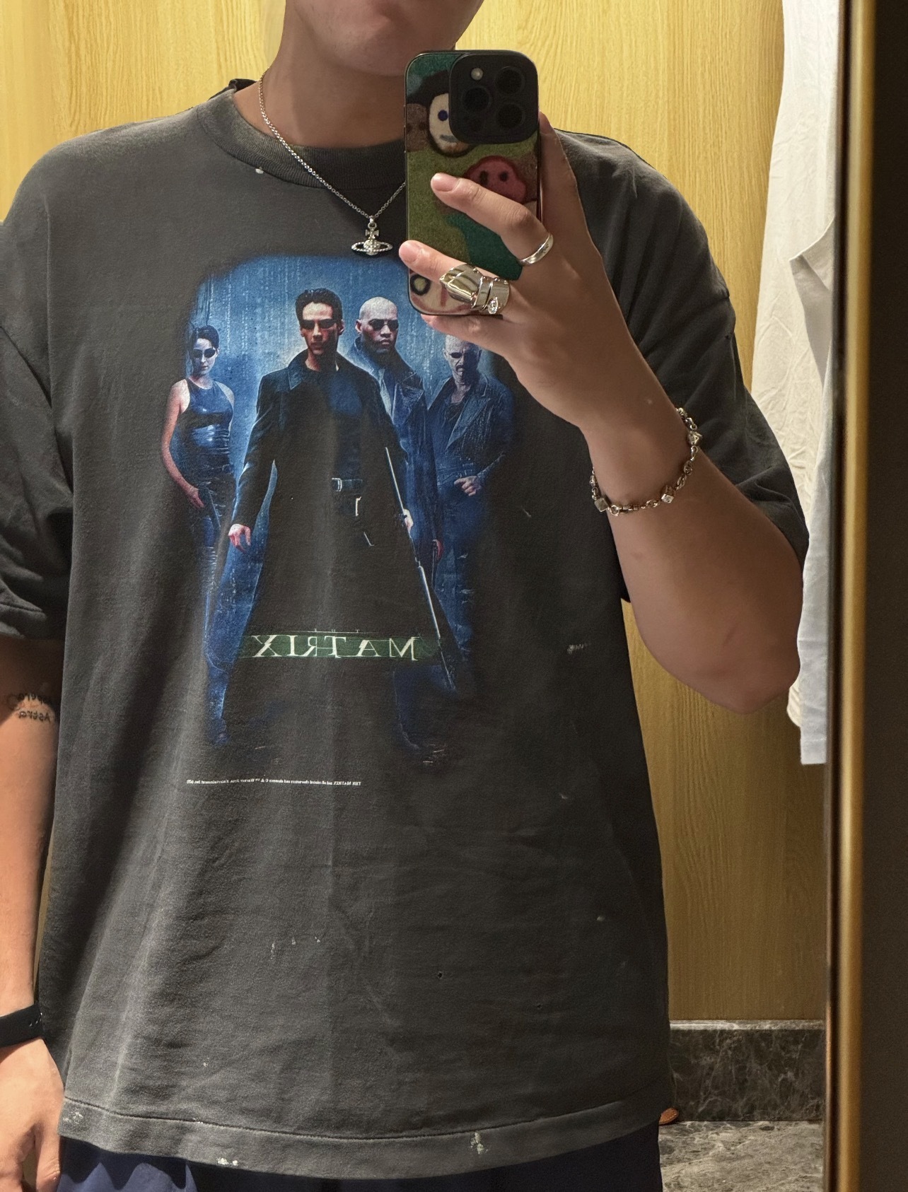 Saint Michael The Matrix T-shirt YL#170 Black