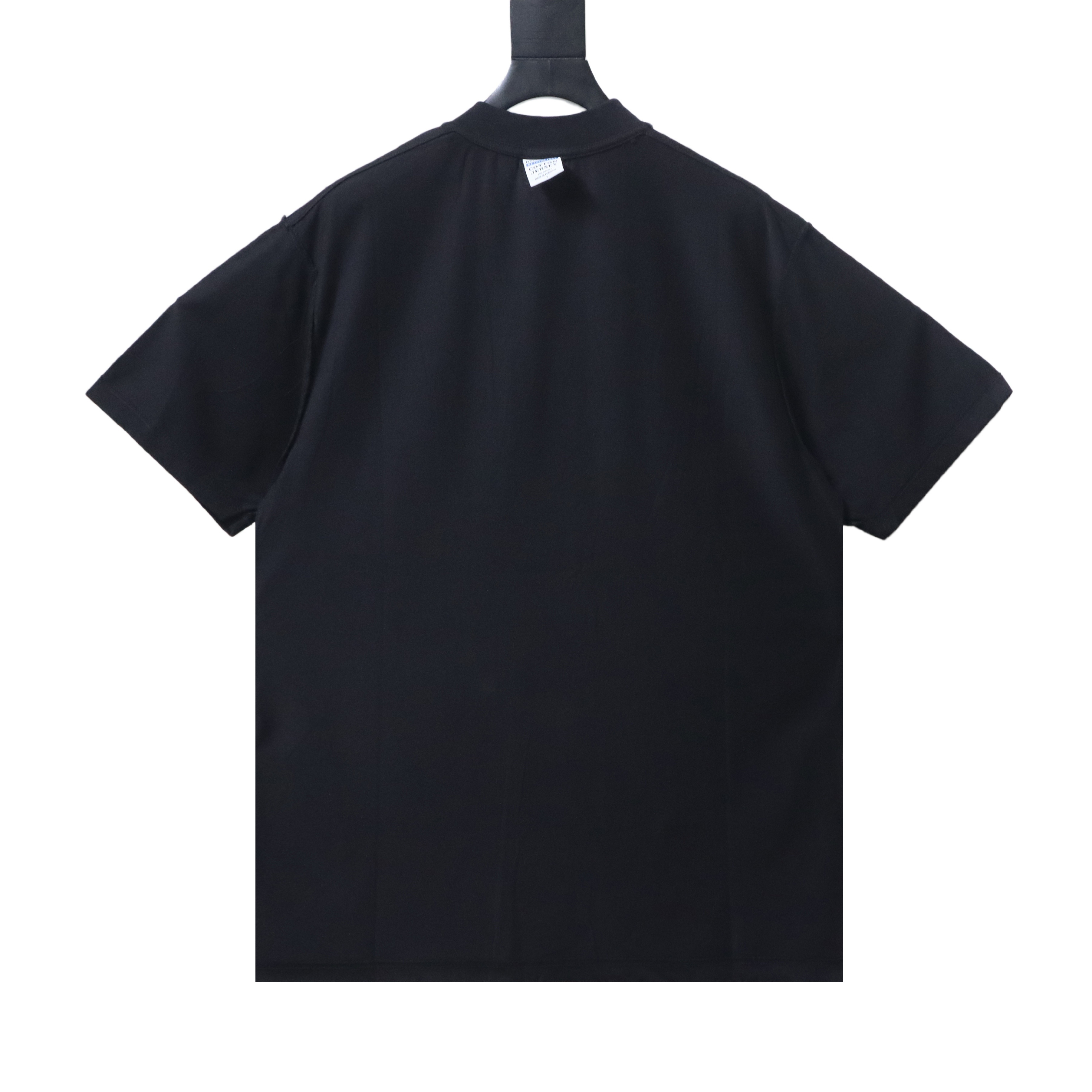 Balenciaga 24ss Chest ebay Embroidered T-Shirt YL#140 Black