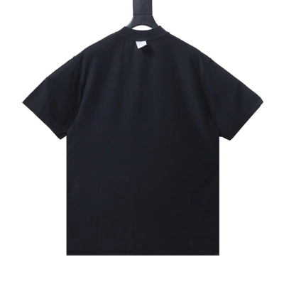 Balenciaga 24ss Chest ebay Embroidered T-Shirt YL#140 Black 02