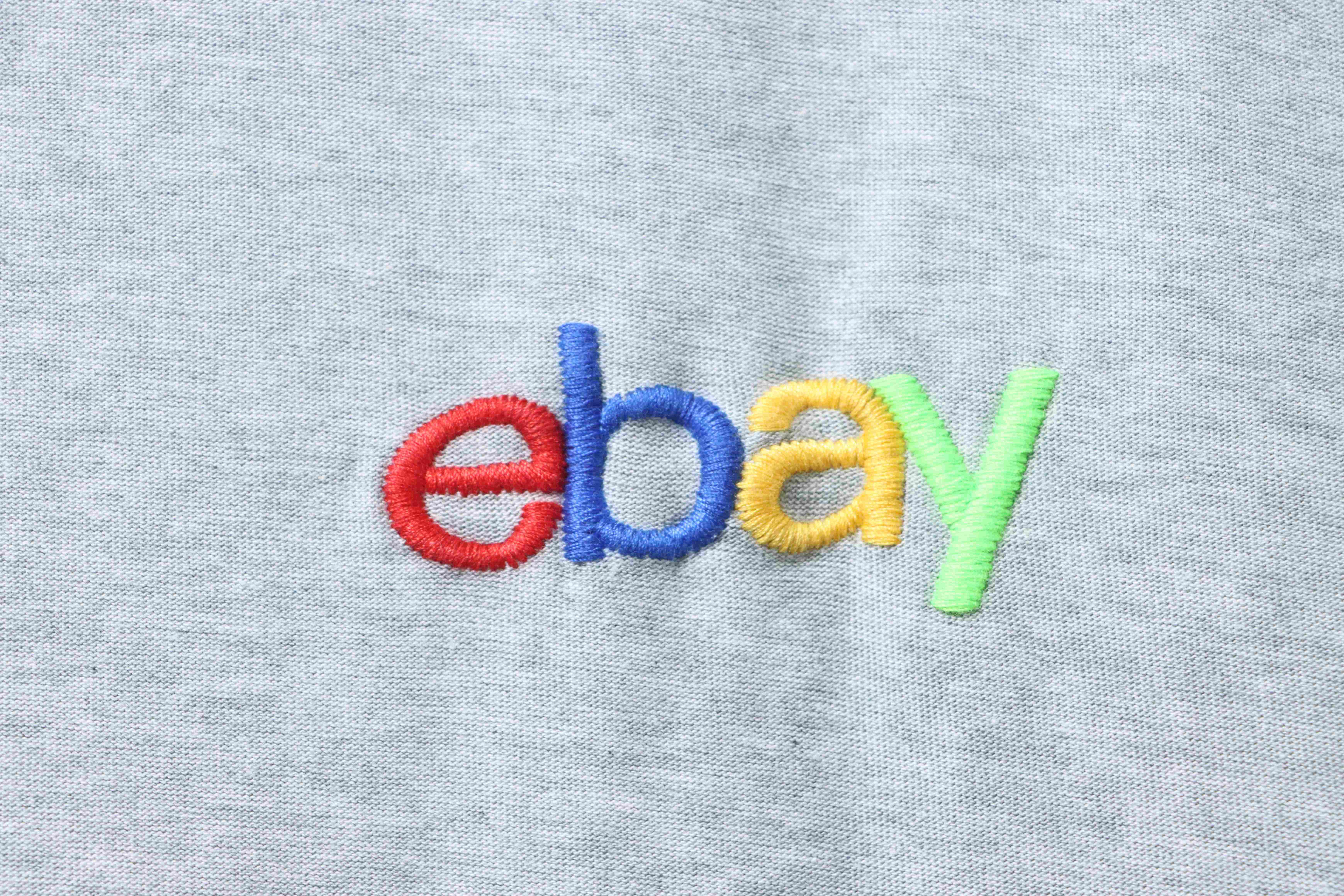 Balenciaga 24ss Chest ebay Embroidered T-Shirt YL#140 Grey