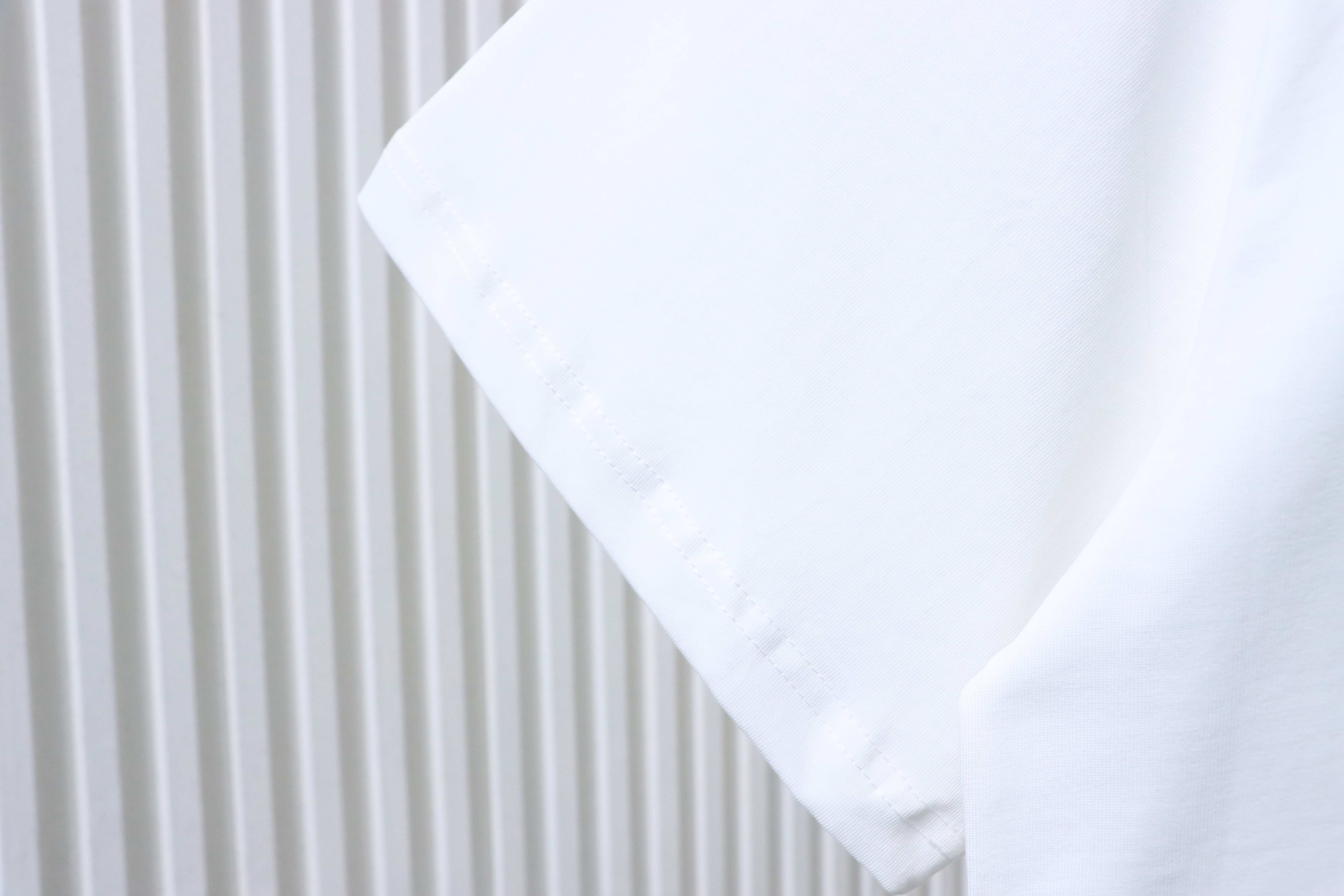 Balenciaga 25ss Sunflower Textured Seam T-Shirt YL#160 White