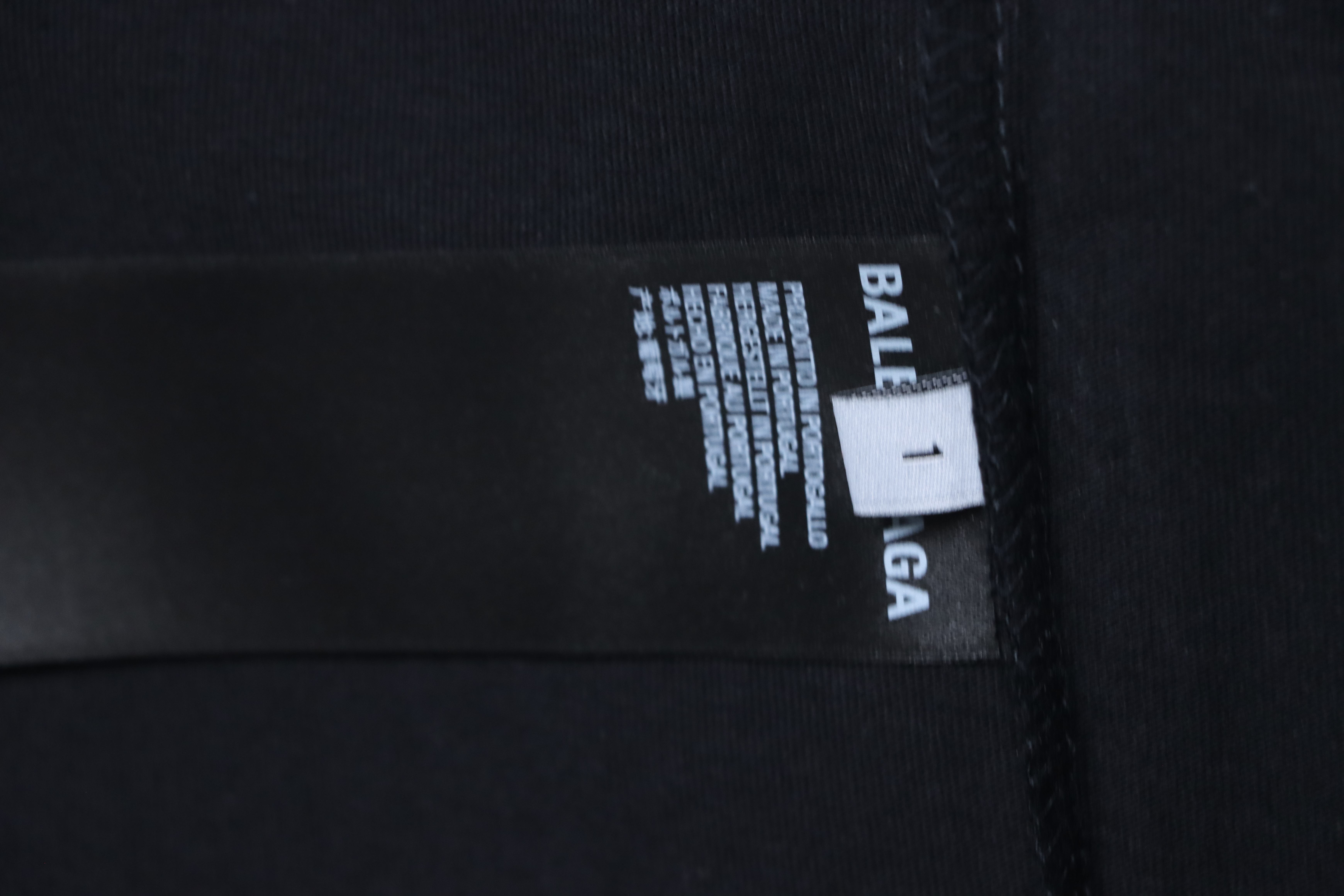 Balenciaga BB Crown Rhinestone T-Shirt YL#160 Black