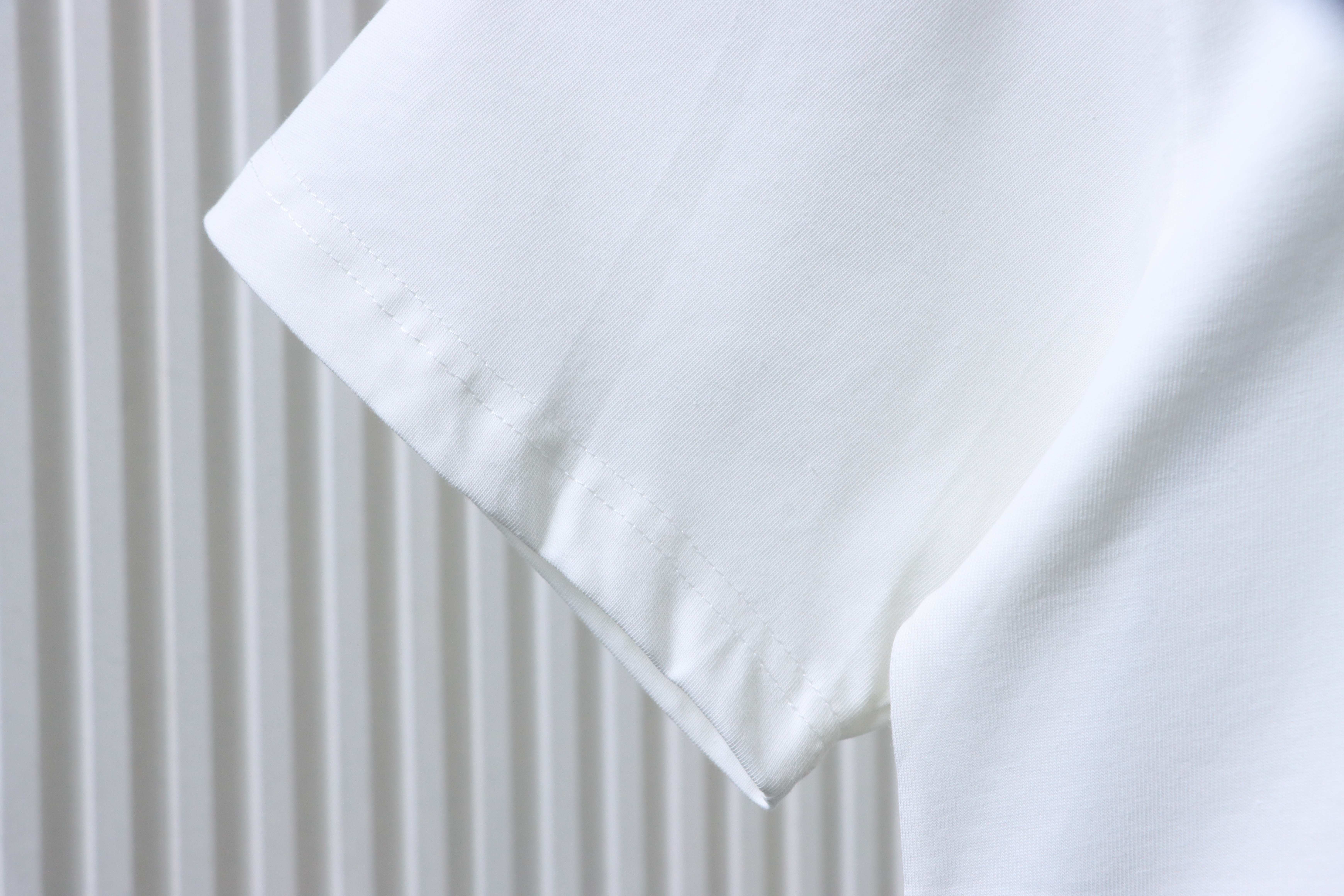 Balenciaga BB Crown Rhinestone T-Shirt YL#160 White