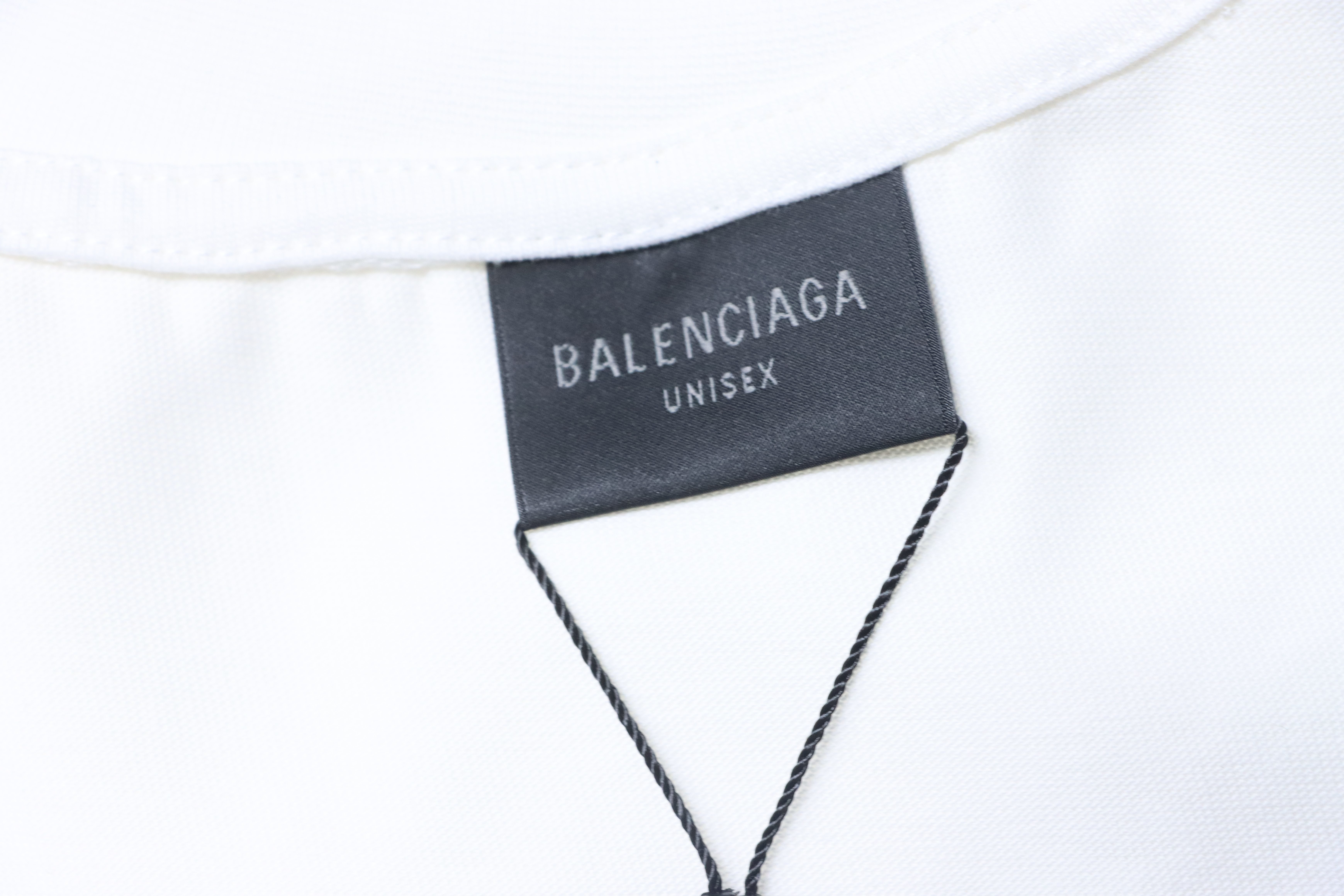 Balenciaga BB Crown Rhinestone T-Shirt YL#160 White