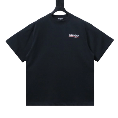 Balenciaga Cola Embroidered T-Shirt YL #180 Black 01