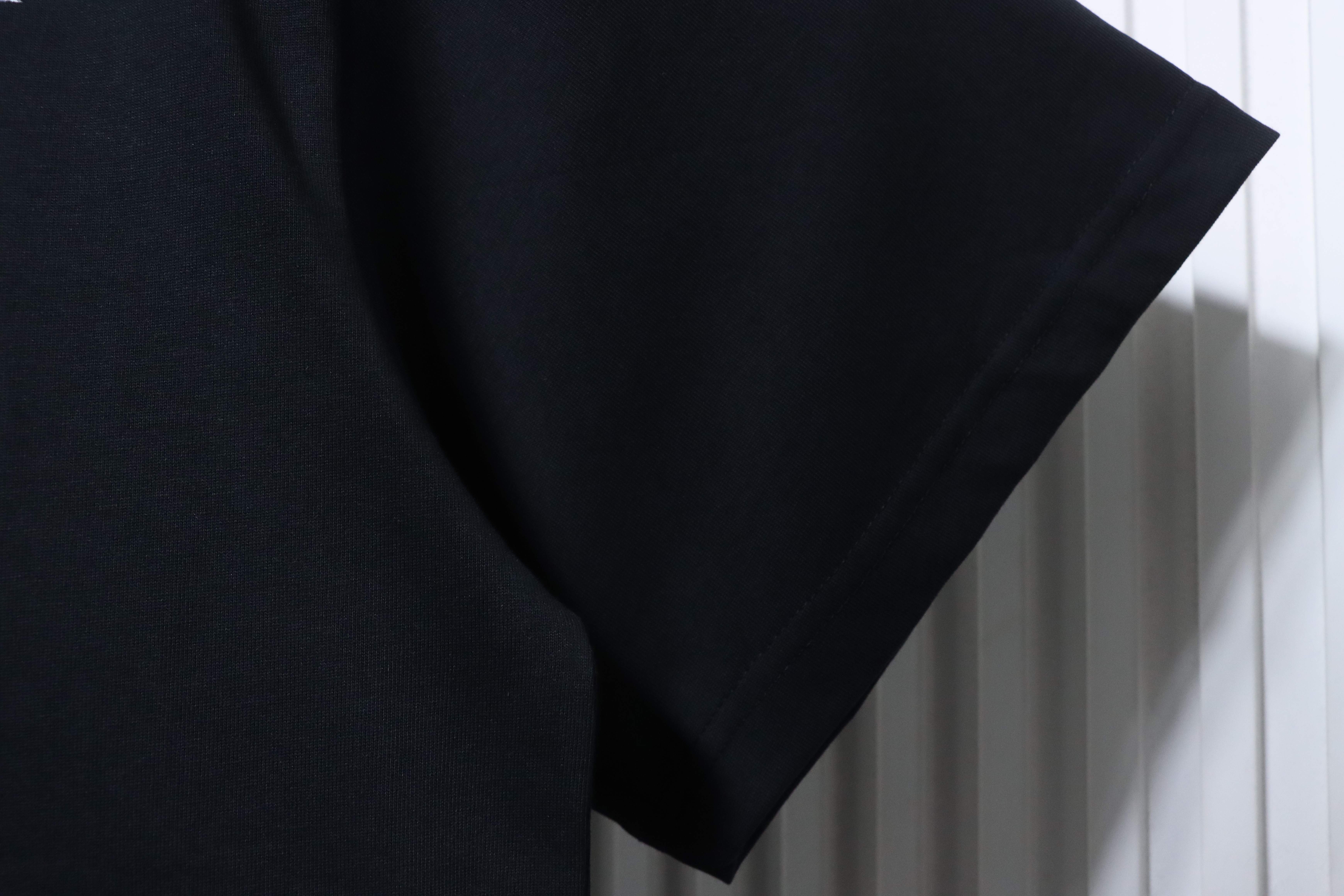 Balenciaga Cola Embroidered T-Shirt YL #180 Black