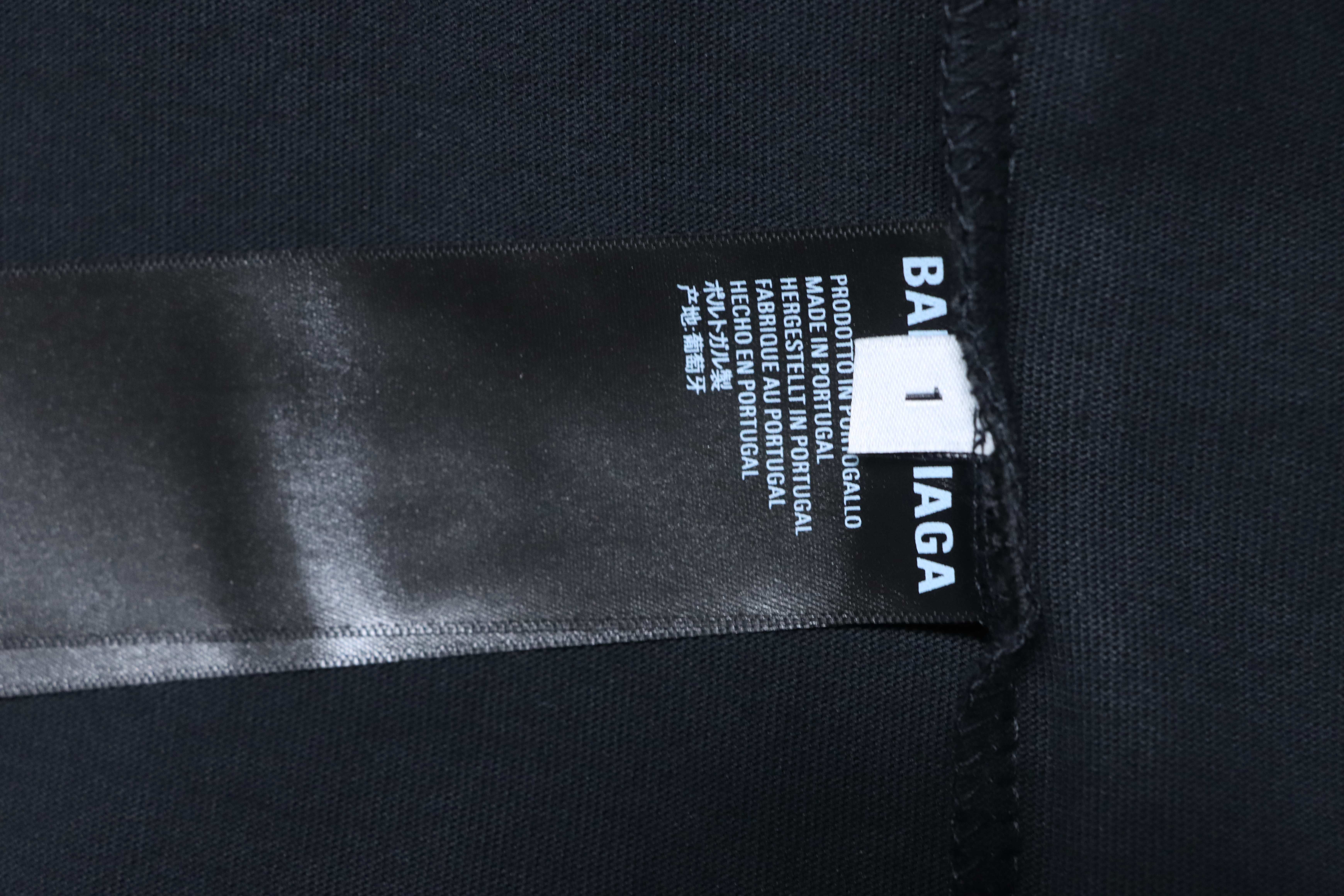 Balenciaga Cola Embroidered T-Shirt YL #180 Black