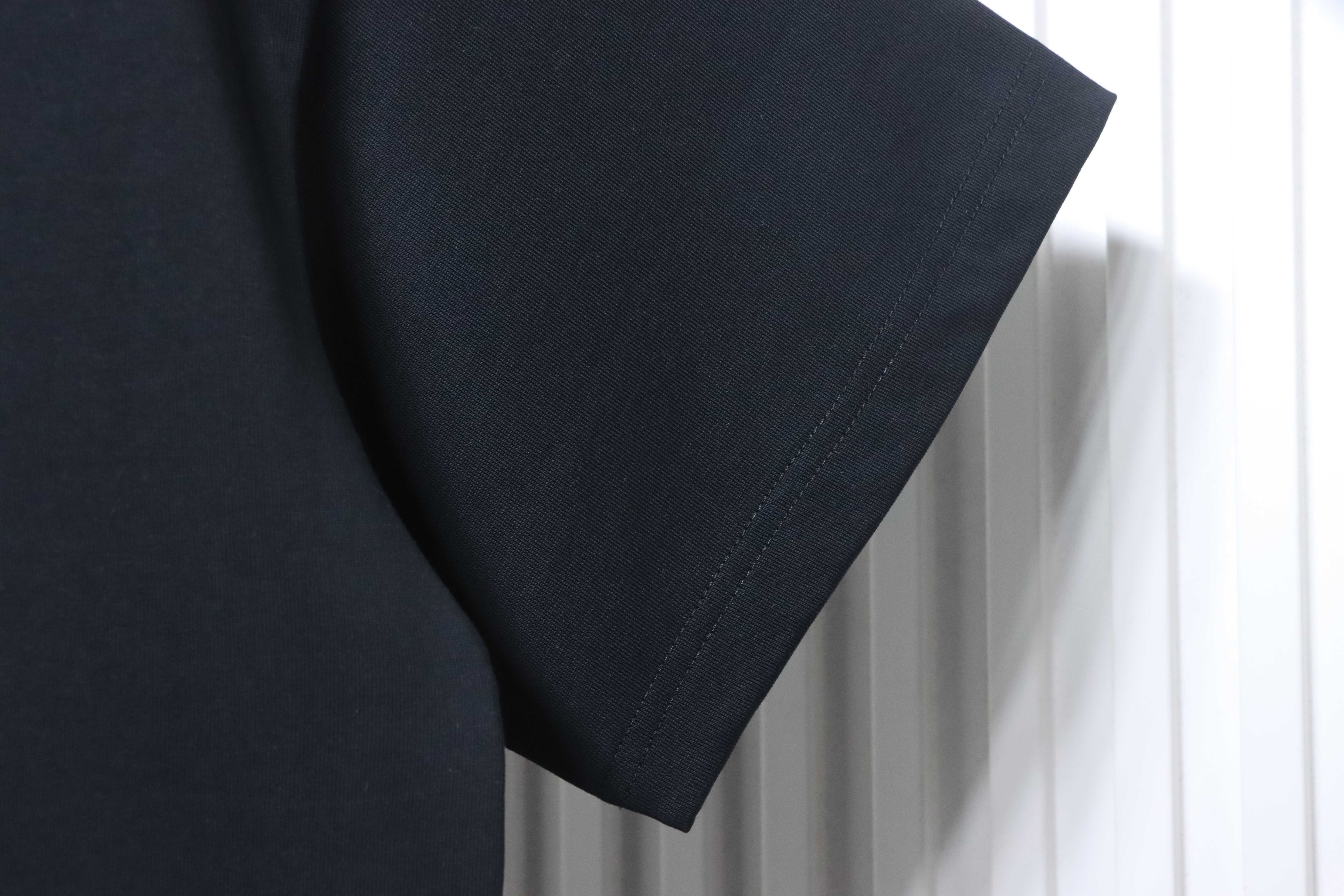 Balenciaga Double B Logo Print T-Shirt YL#140 Black