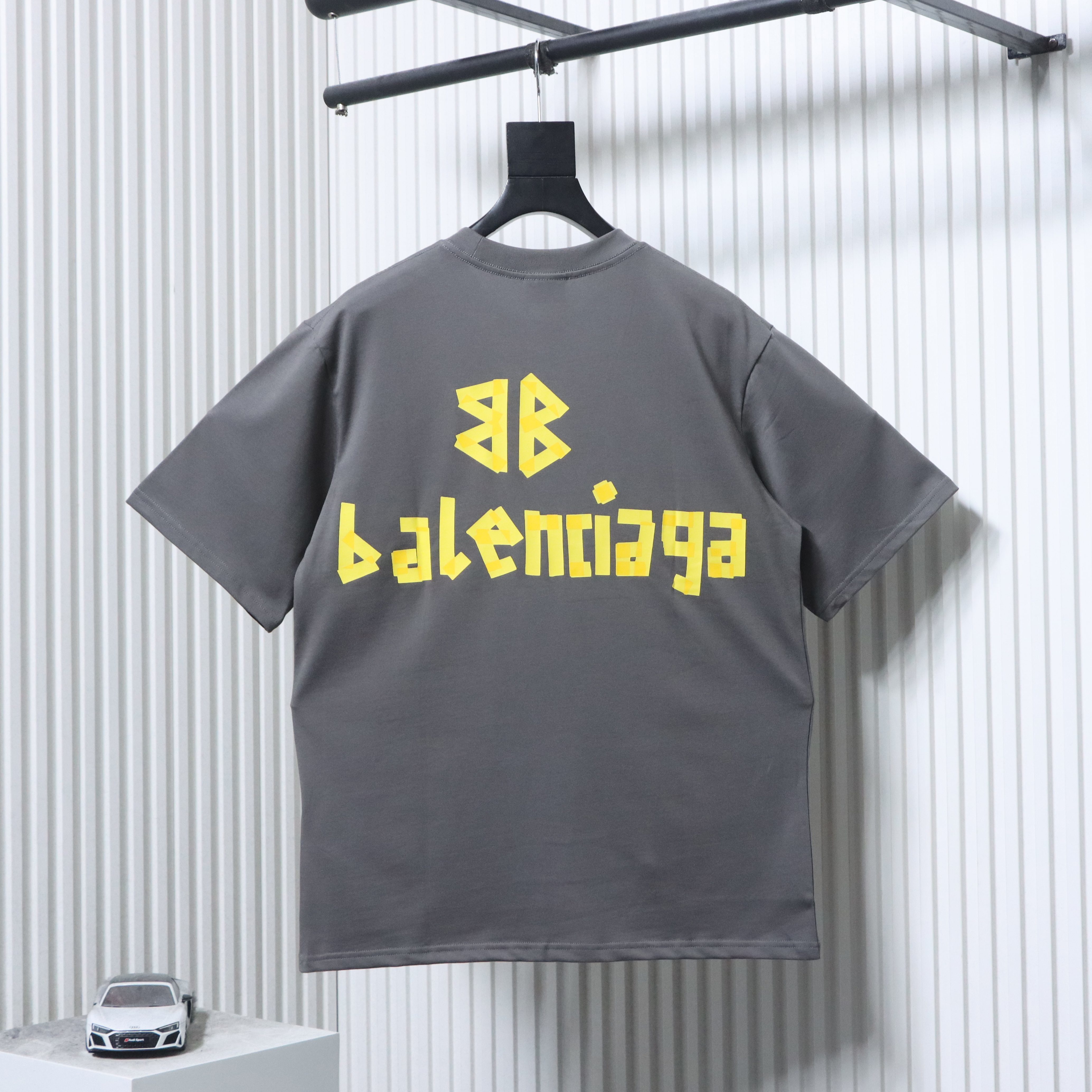 Balenciaga Masking T-shirt YL#150 Dark Grey