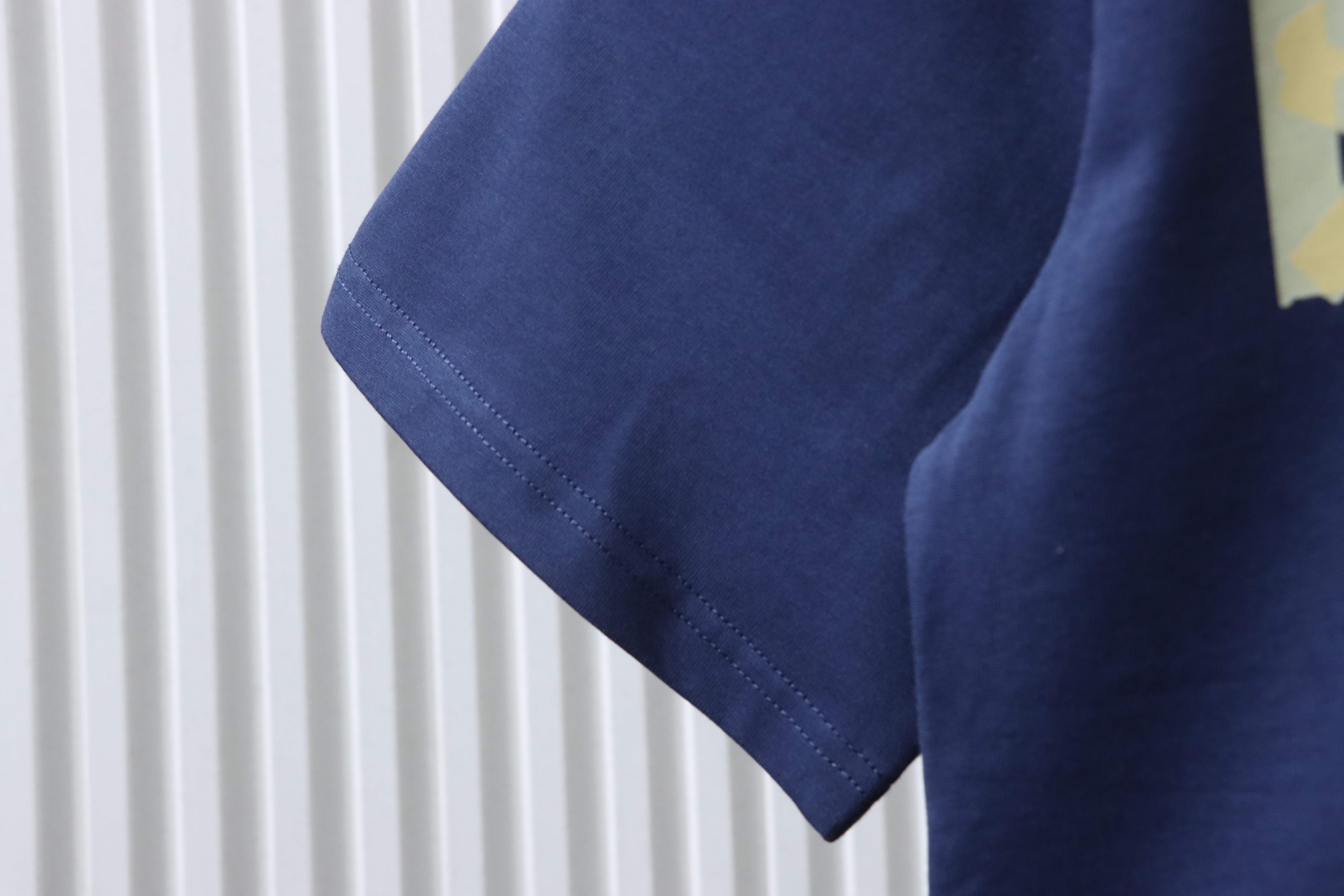 Balenciaga Masking T-shirt YL#150 Navy Blue