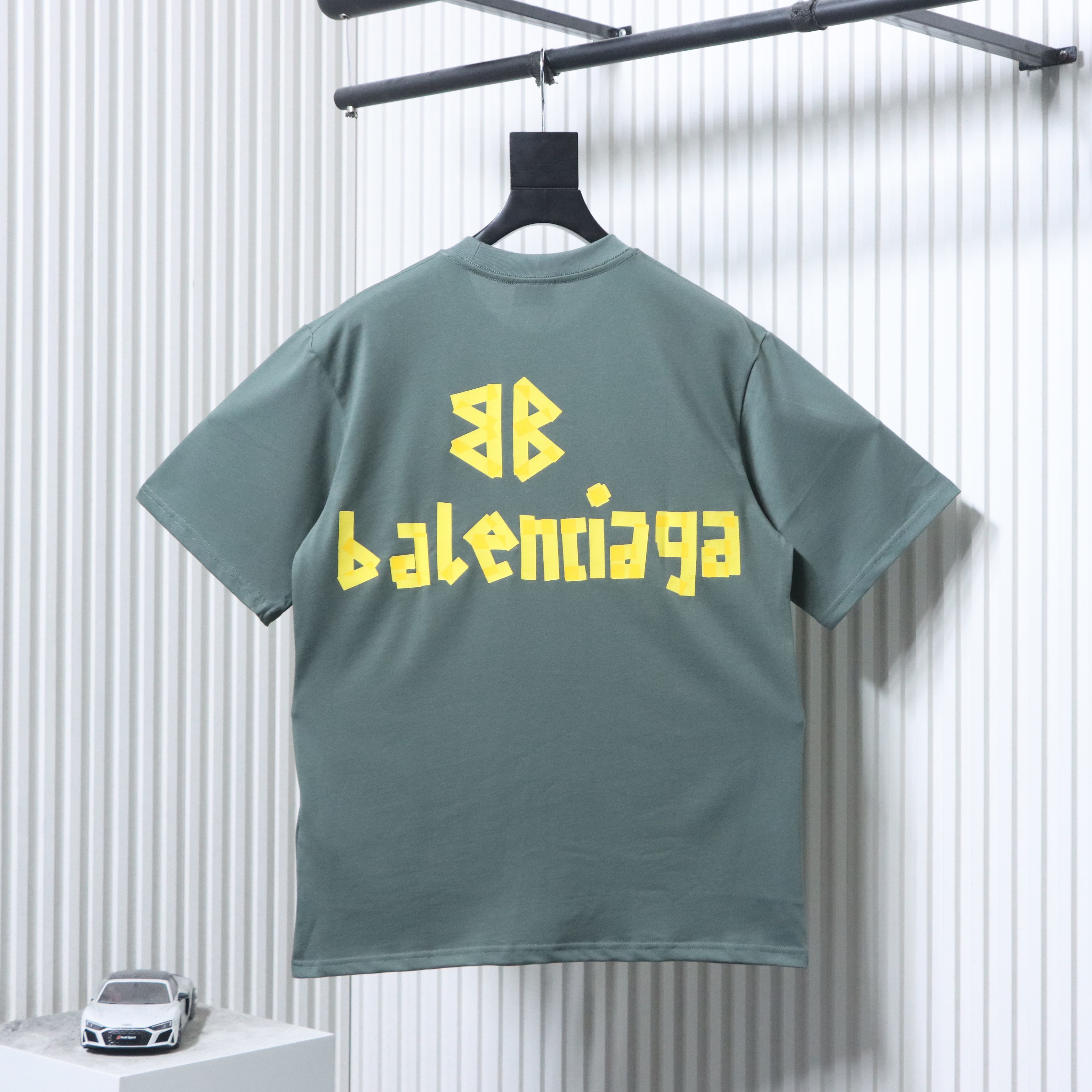 Balenciaga Muscle T-shirt YL#150 Ash Green